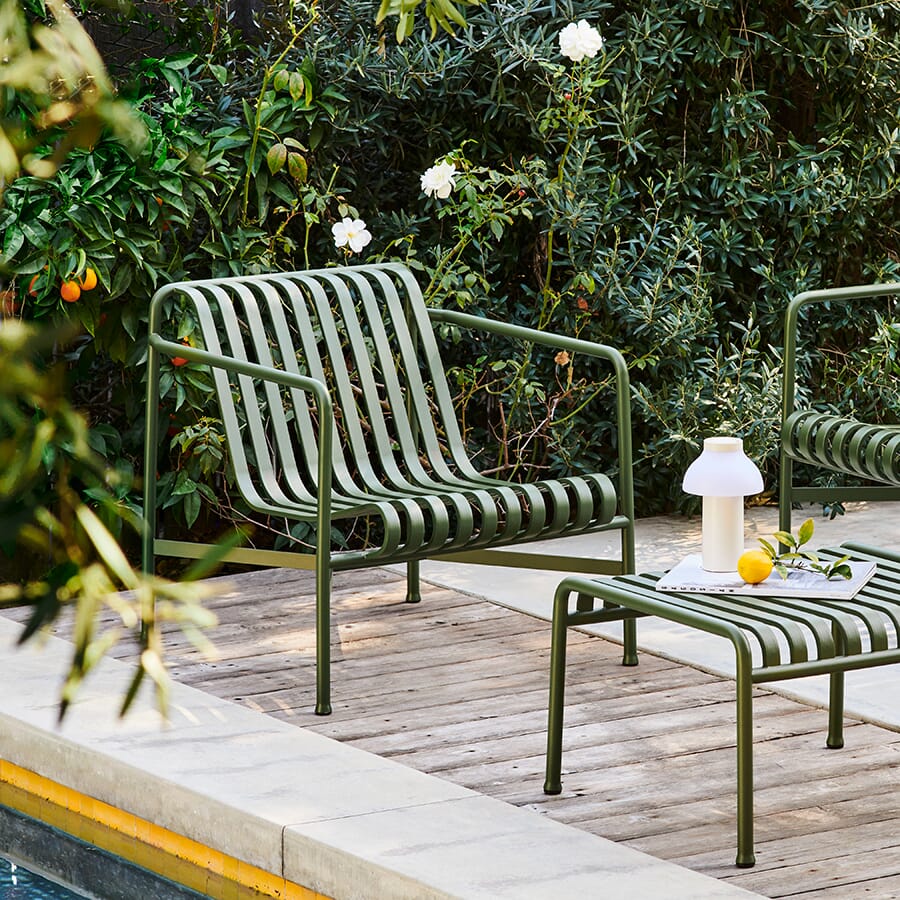 Palissade Lounge Chair Low Olive - Bilde 2
