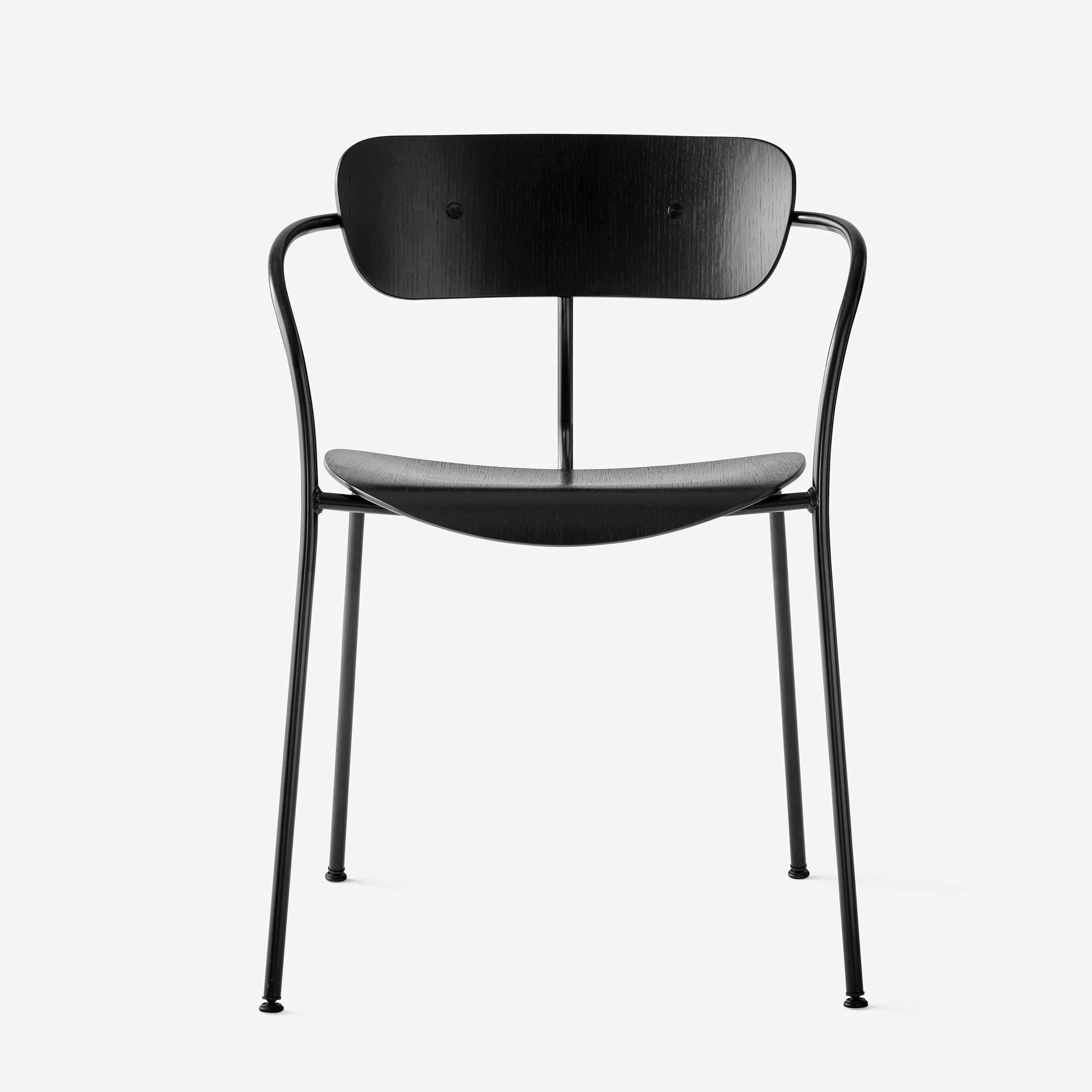Pavilion Stol AV2 med armlene Svart Eik/Svart - Bilde 2