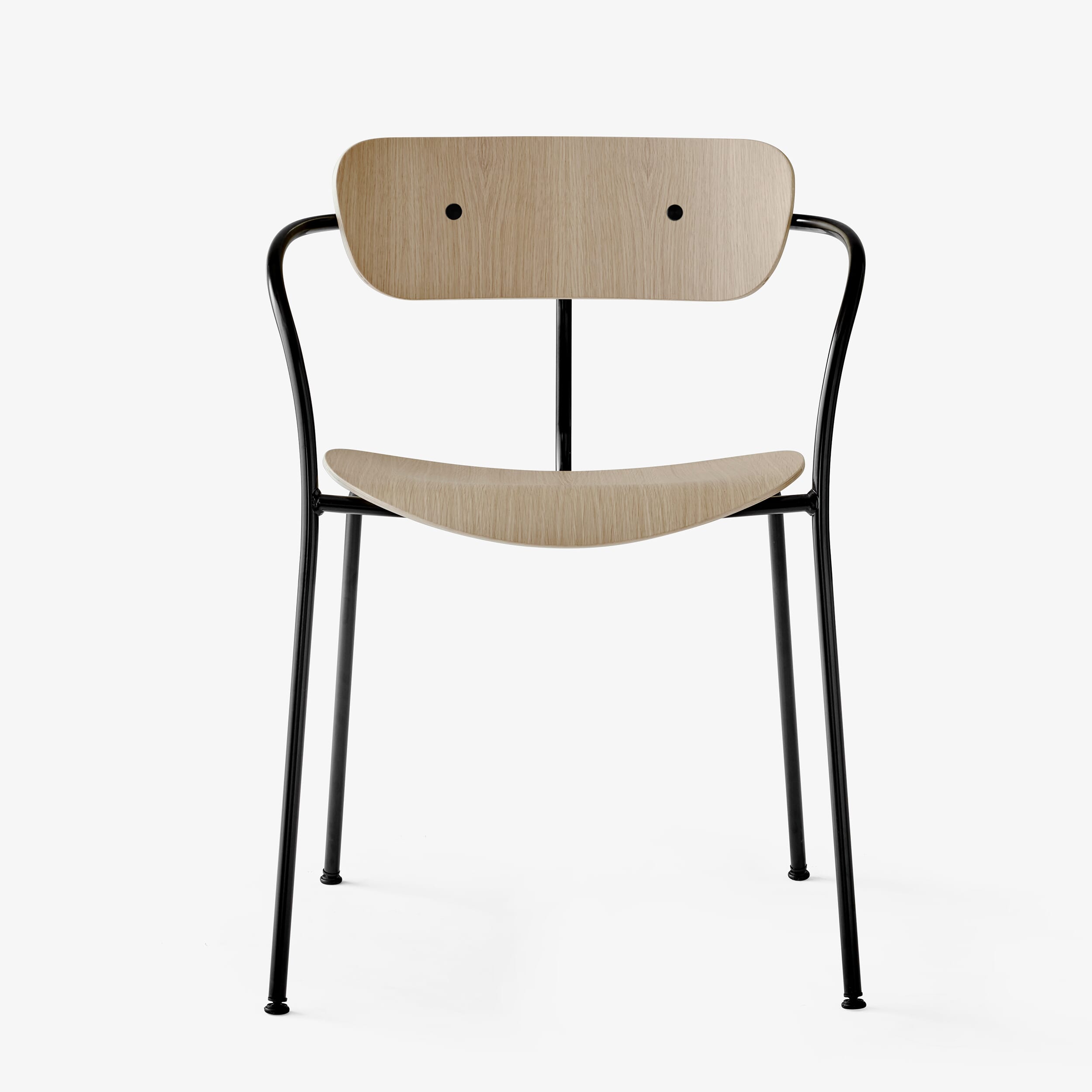 Pavilion Stol AV2 med armlene Eik/Svart - Bilde 2