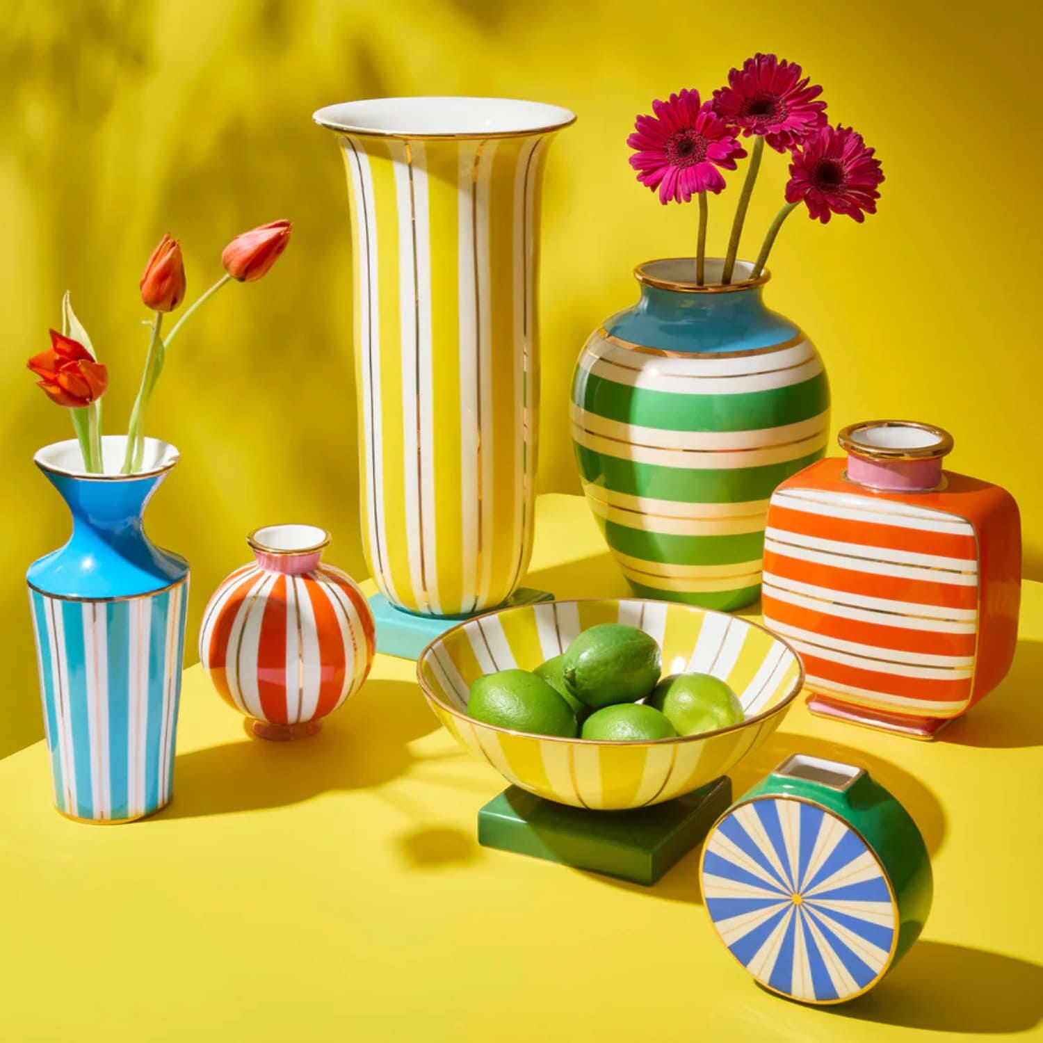 Portofino Bud Vase - Orange/Pink