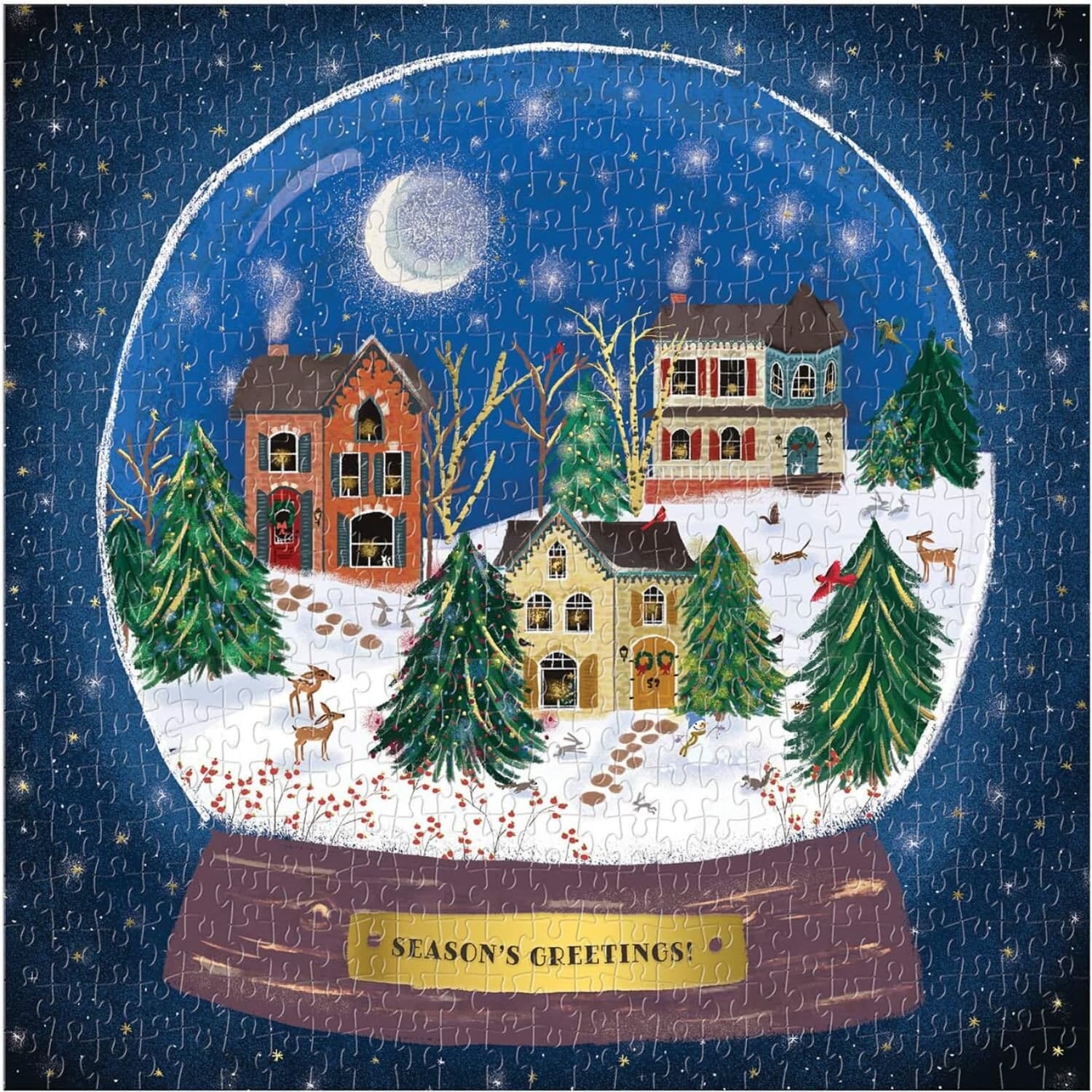 Puslespill Winter Snow Globe 500 pcs