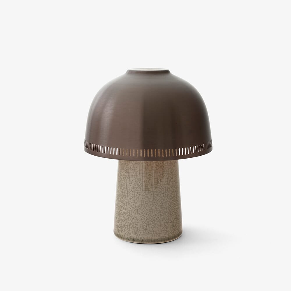 Raku Oppladbar Lampe SH8 Beige Grey & Bronzed - Bilde 2