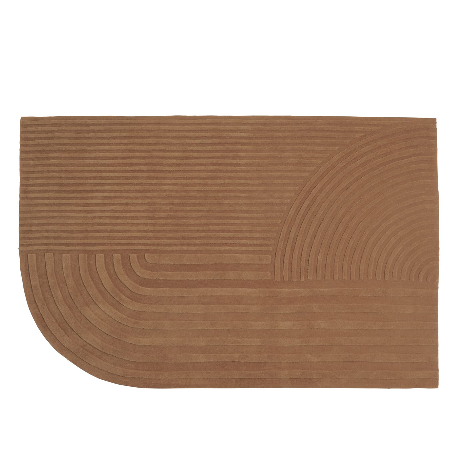 Gulvteppe Relevo Burnt Orange - Bilde 2