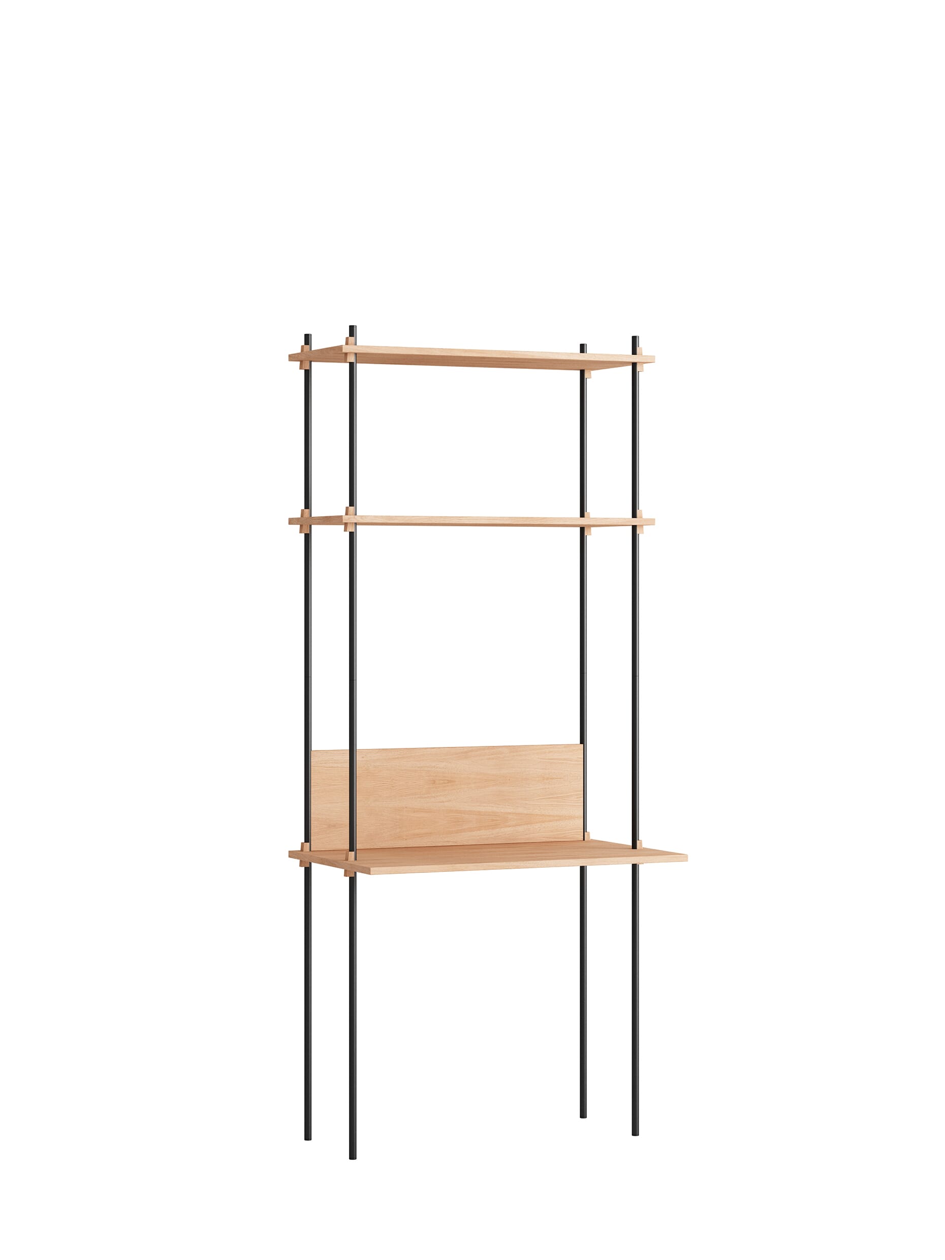Moebe hylle med skrivebord 200x86