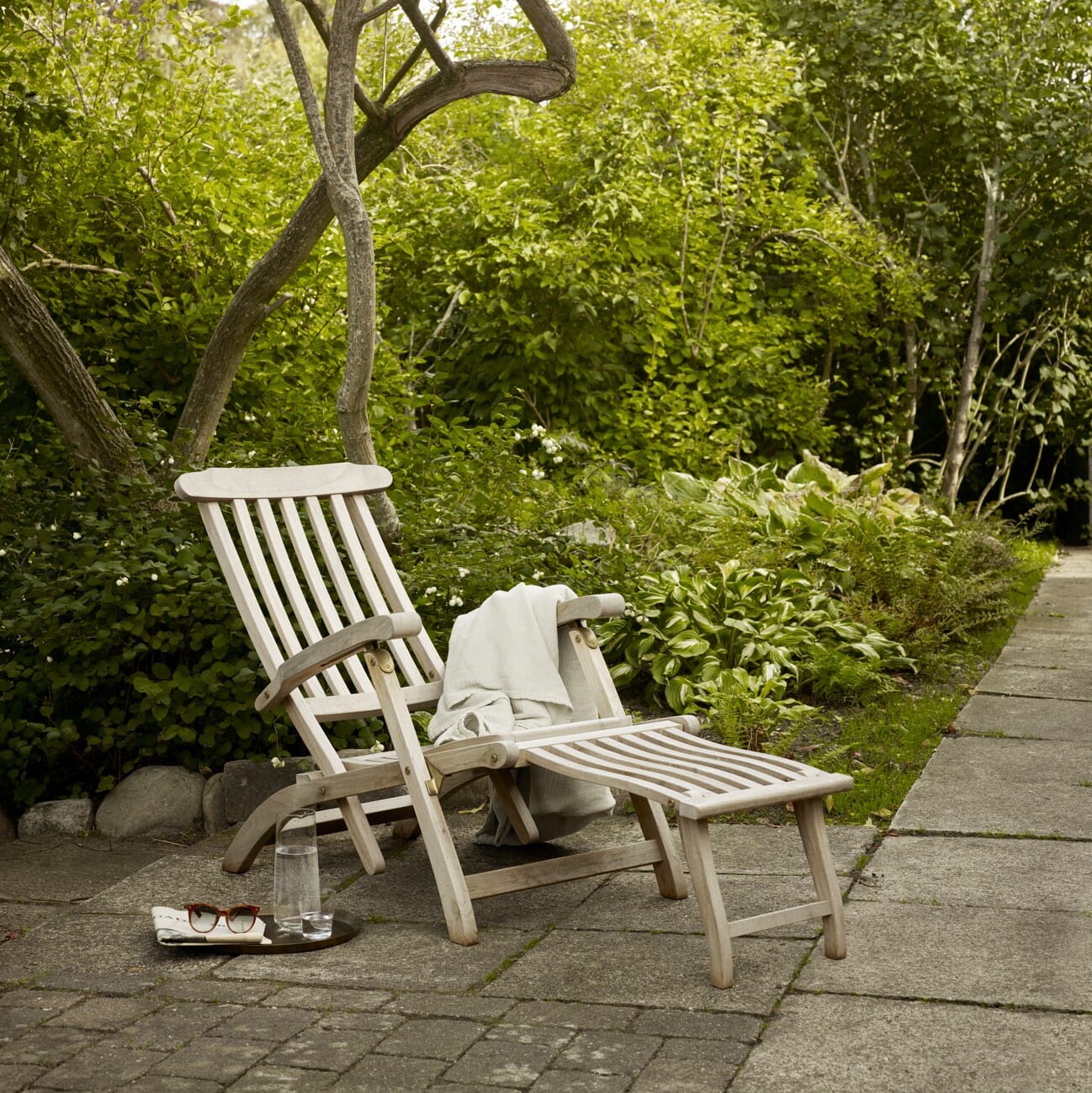 Steamer Deck Chair Teak - Bilde 5