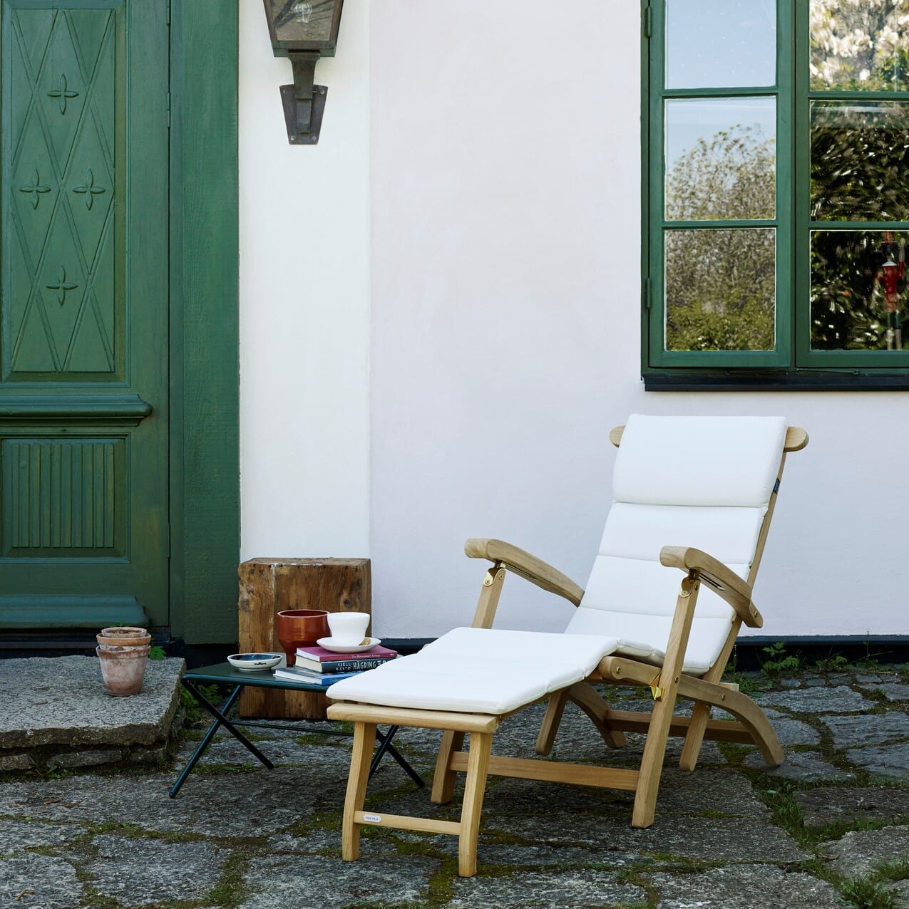 Steamer Deck Chair Teak - Bilde 6