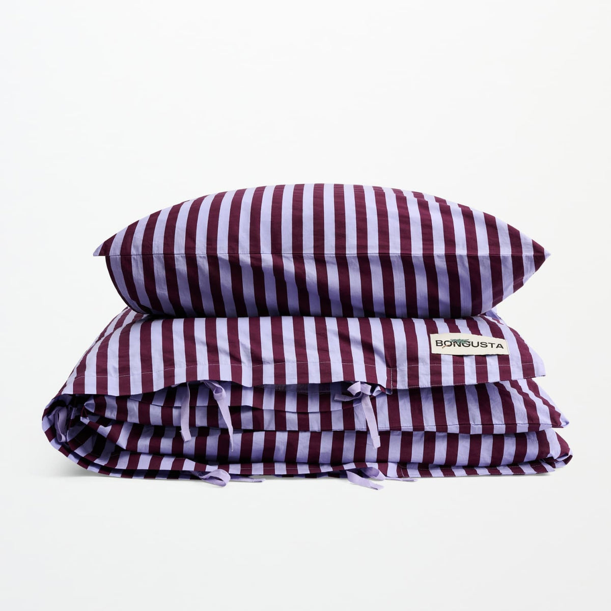 Sengesett Percale Wine & Lavender Blue