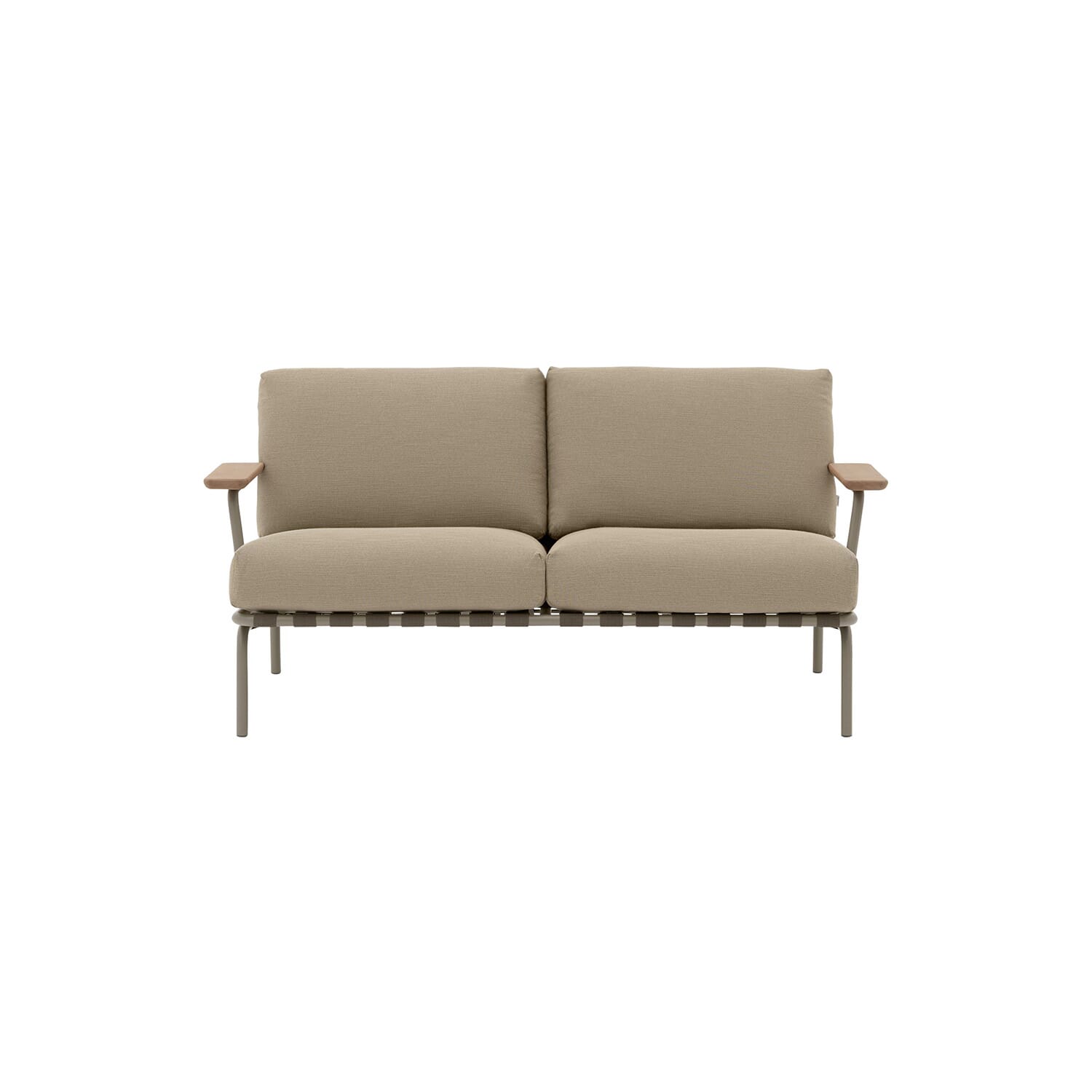 Settle Sofa / 2-Seater - Ribbed Weave 5/Taupe - Hovedbilde