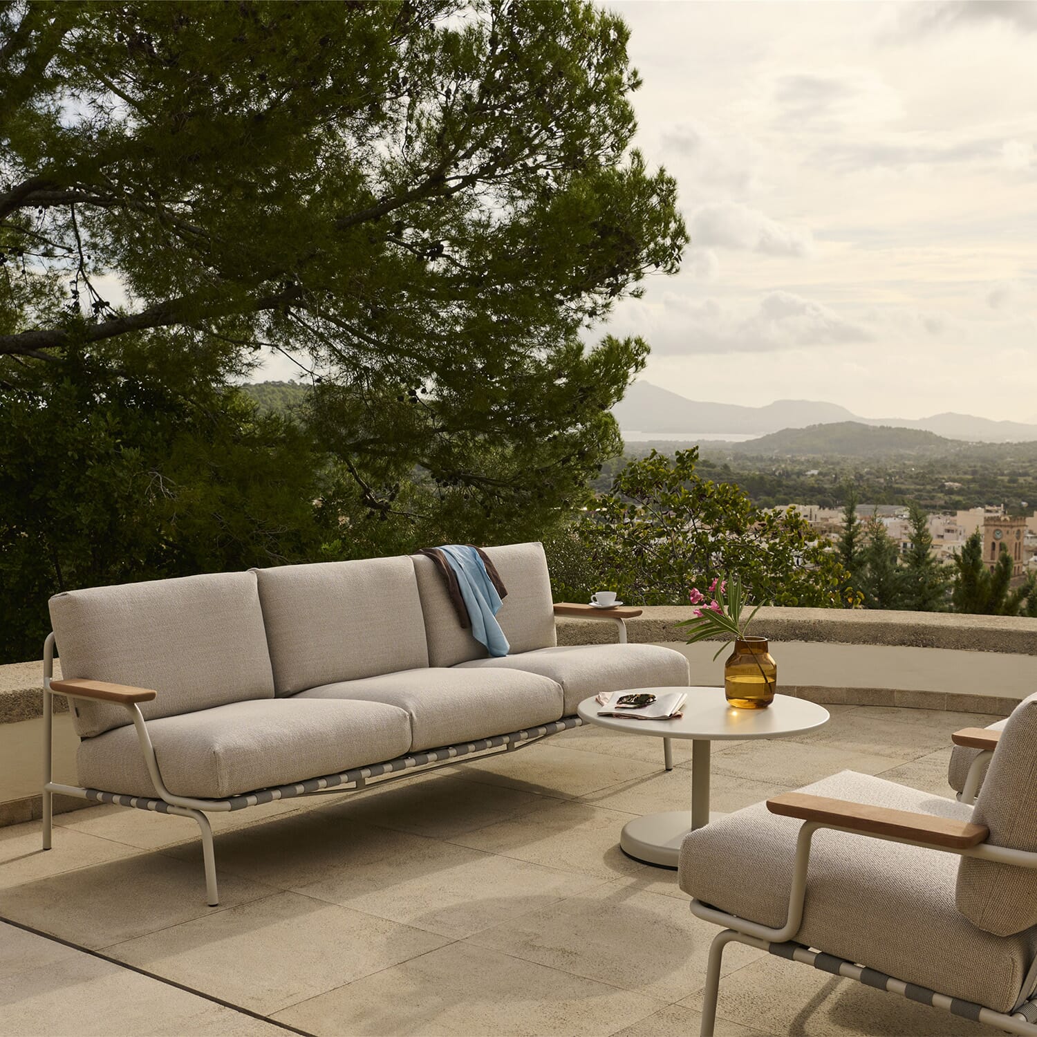 Settle Sofa / 3-Seater - Laze 1/Grey
