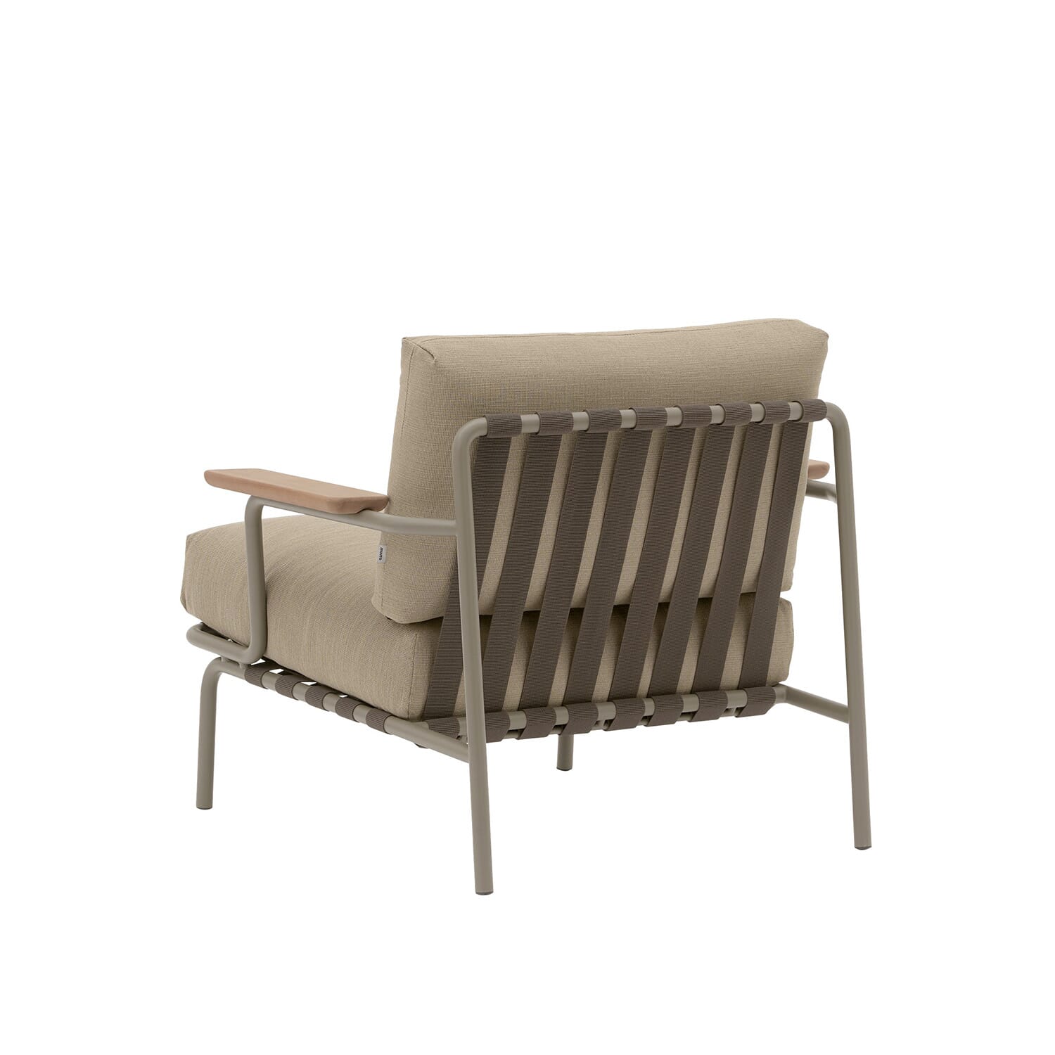 Settle Lounge Chair - Ribbed Weave 5/Taupe - Bilde 2