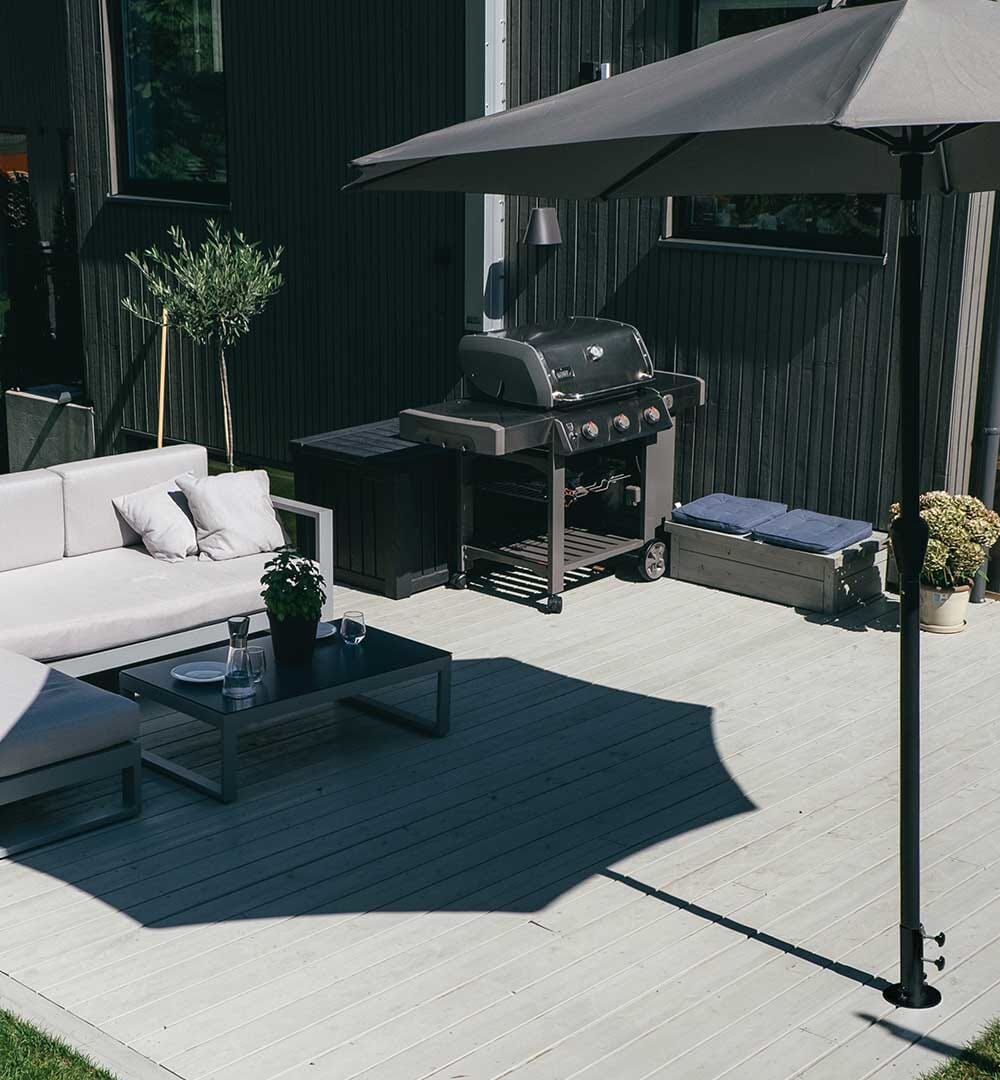 Parasollfot for tre terrasse - Bilde 2