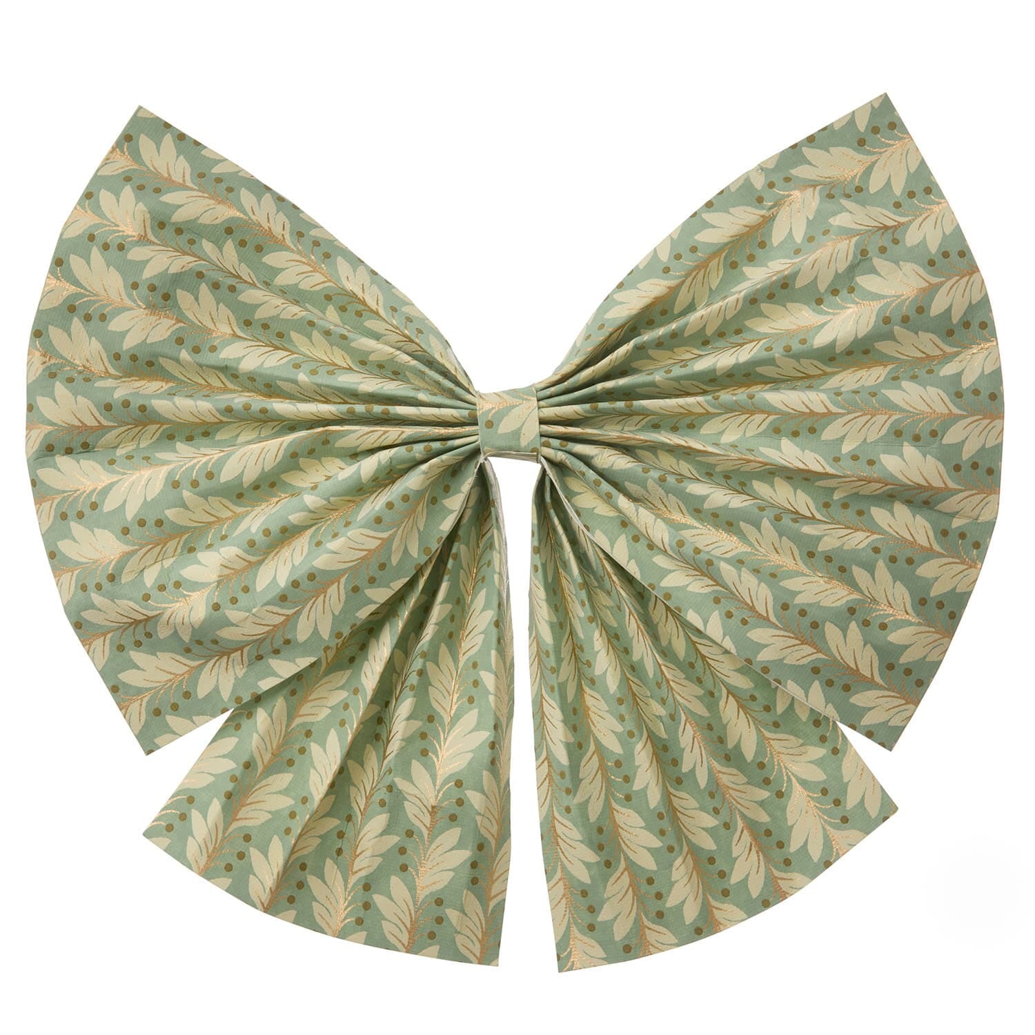 Papirsløyfe Naya 26cm Sage/Gold