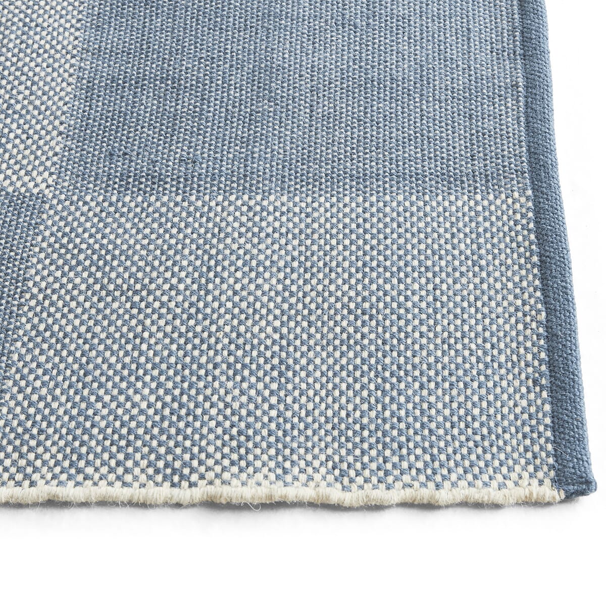 Gulvteppe Check Light Blue 140x200 - Bilde 4