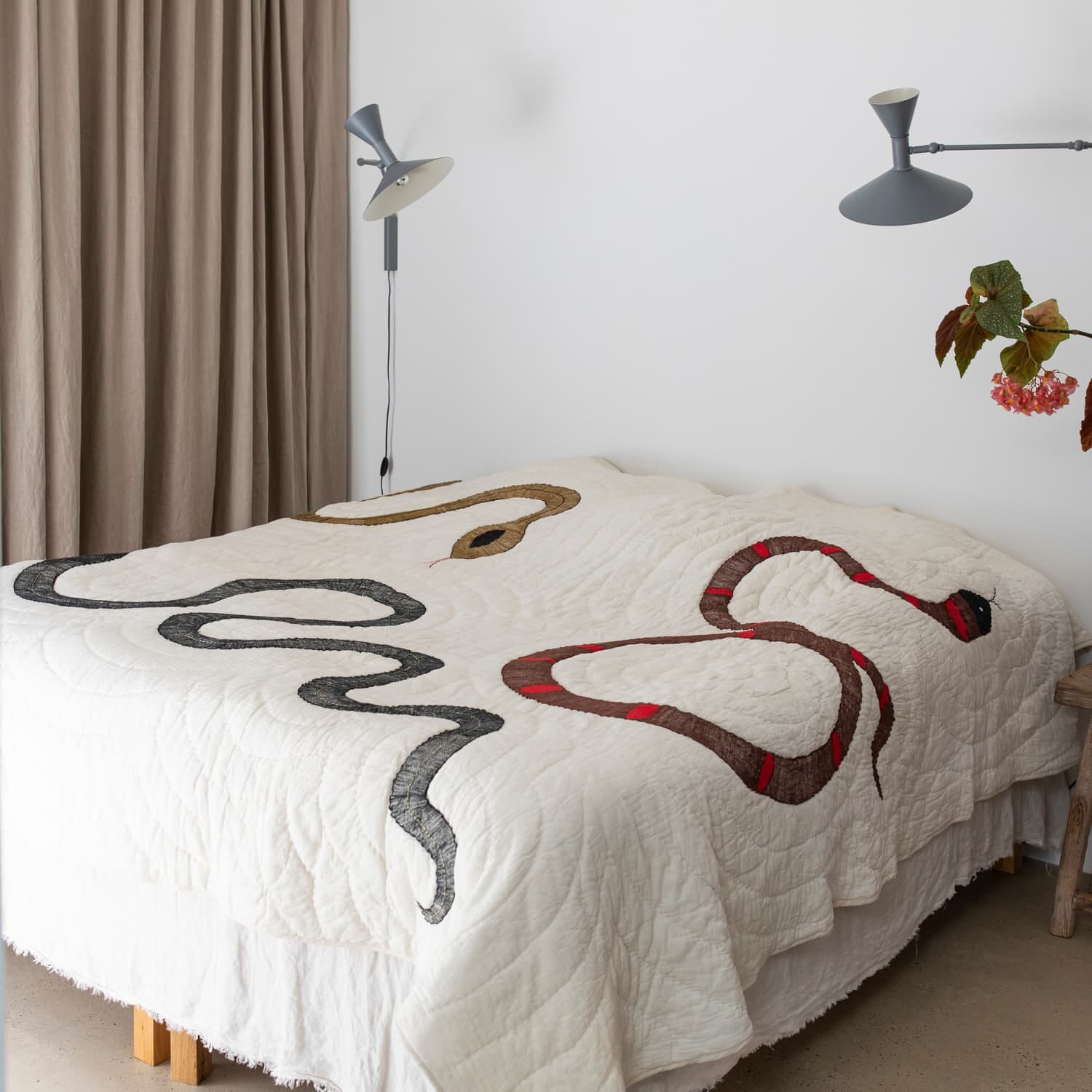 Snake Sengeteppe 265x260cm - Bilde 2