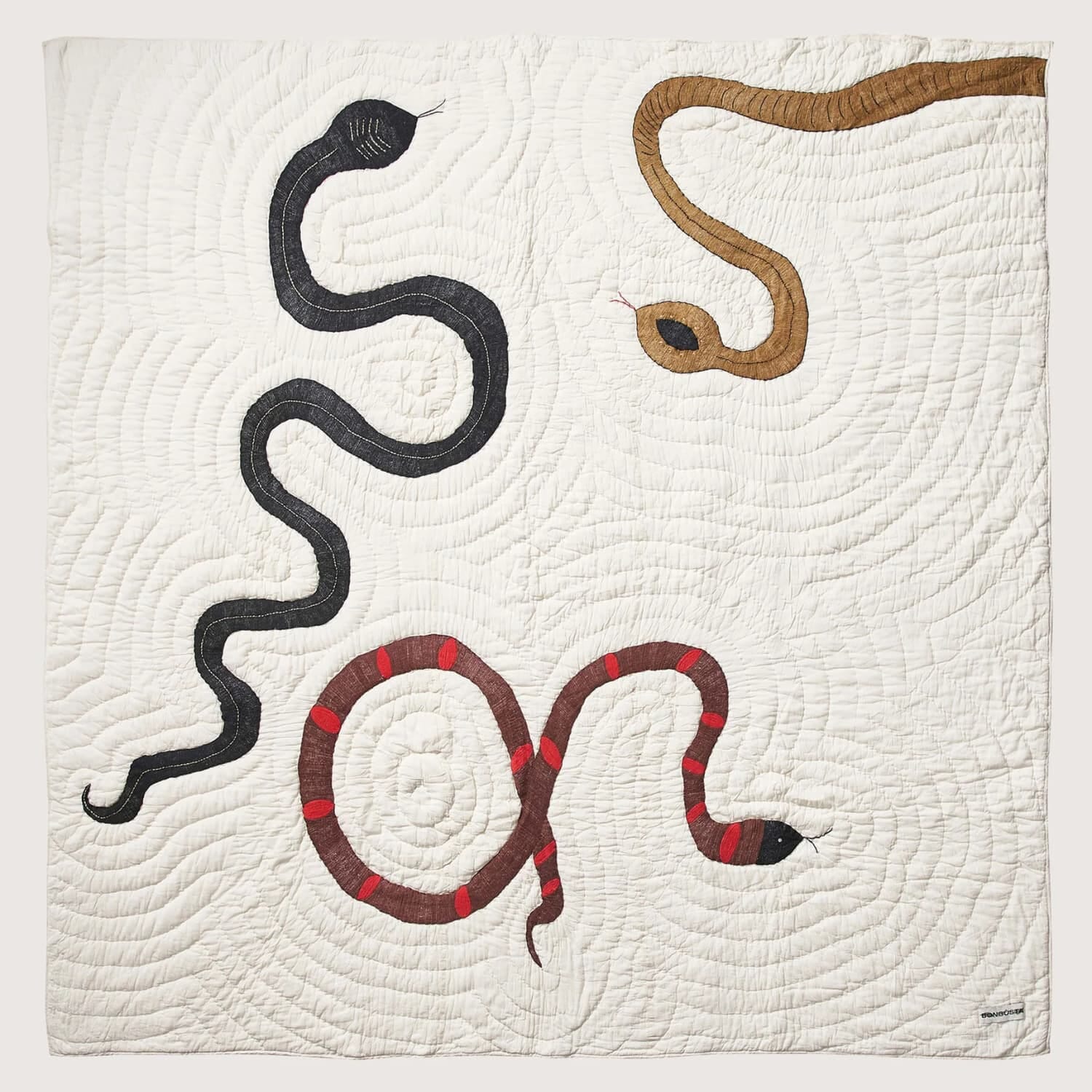 Snake Sengeteppe 265x260cm - Hovedbilde