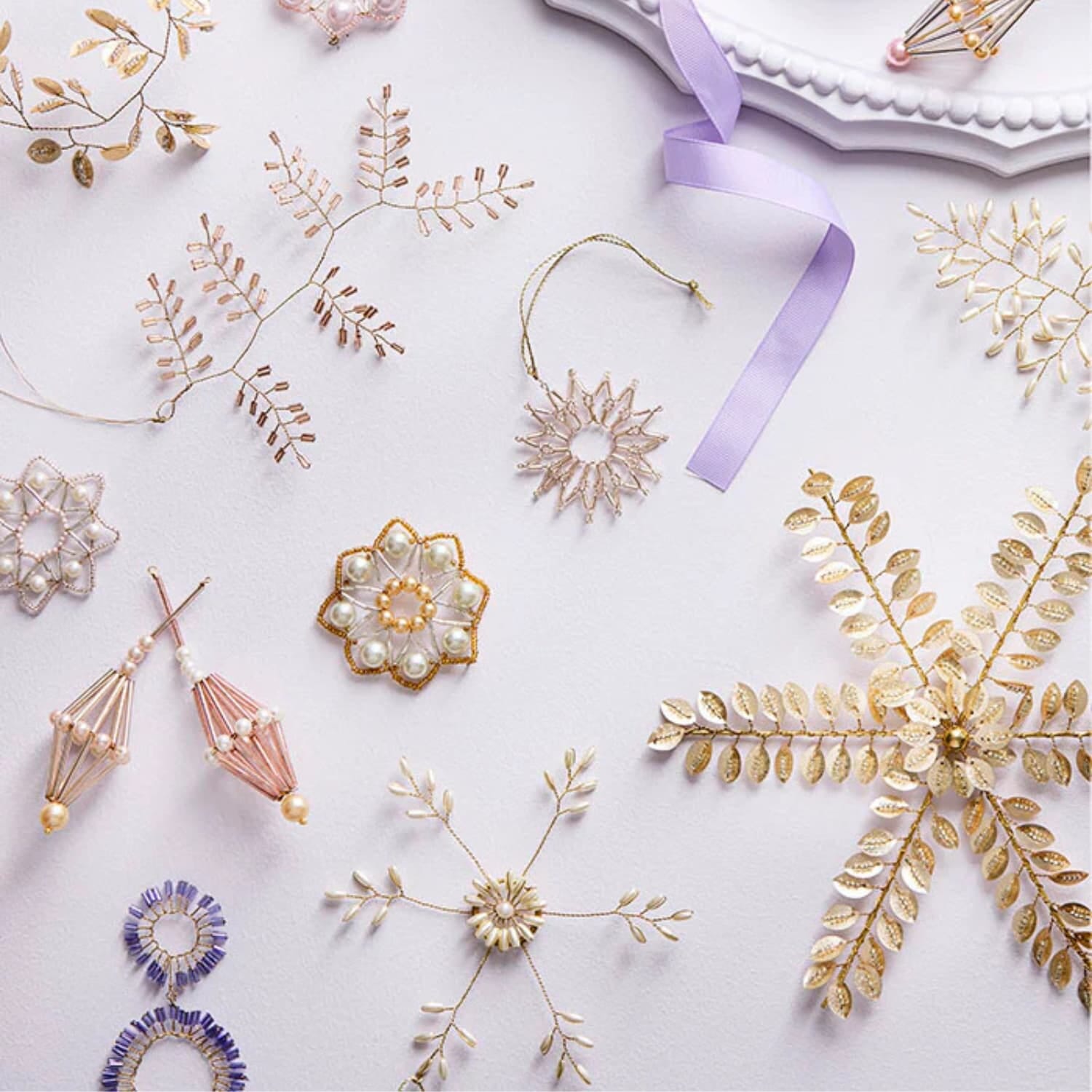 Juletrepynt Snowflake Ø5cm Elia Silver
