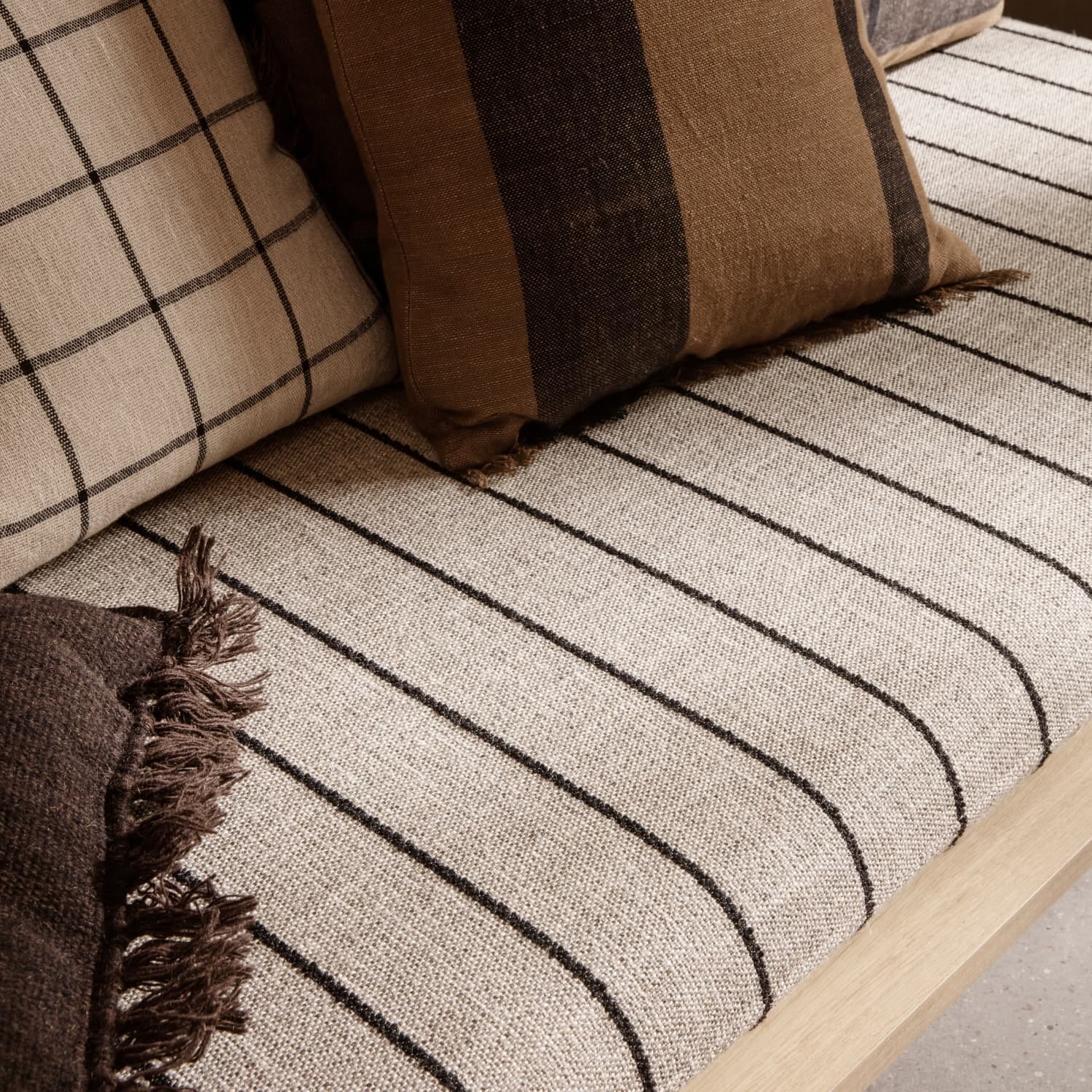Sofa Pasadena 2-seter Sand/Svart