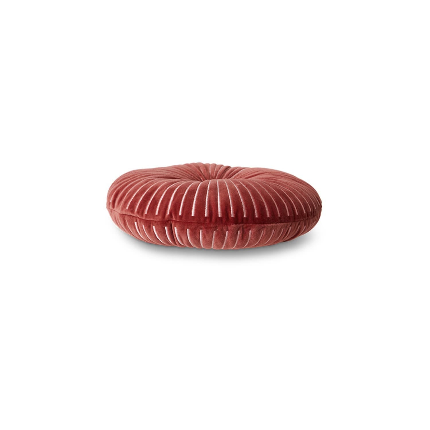 Sofapute Round Burgundy 35x35 - Bilde 2