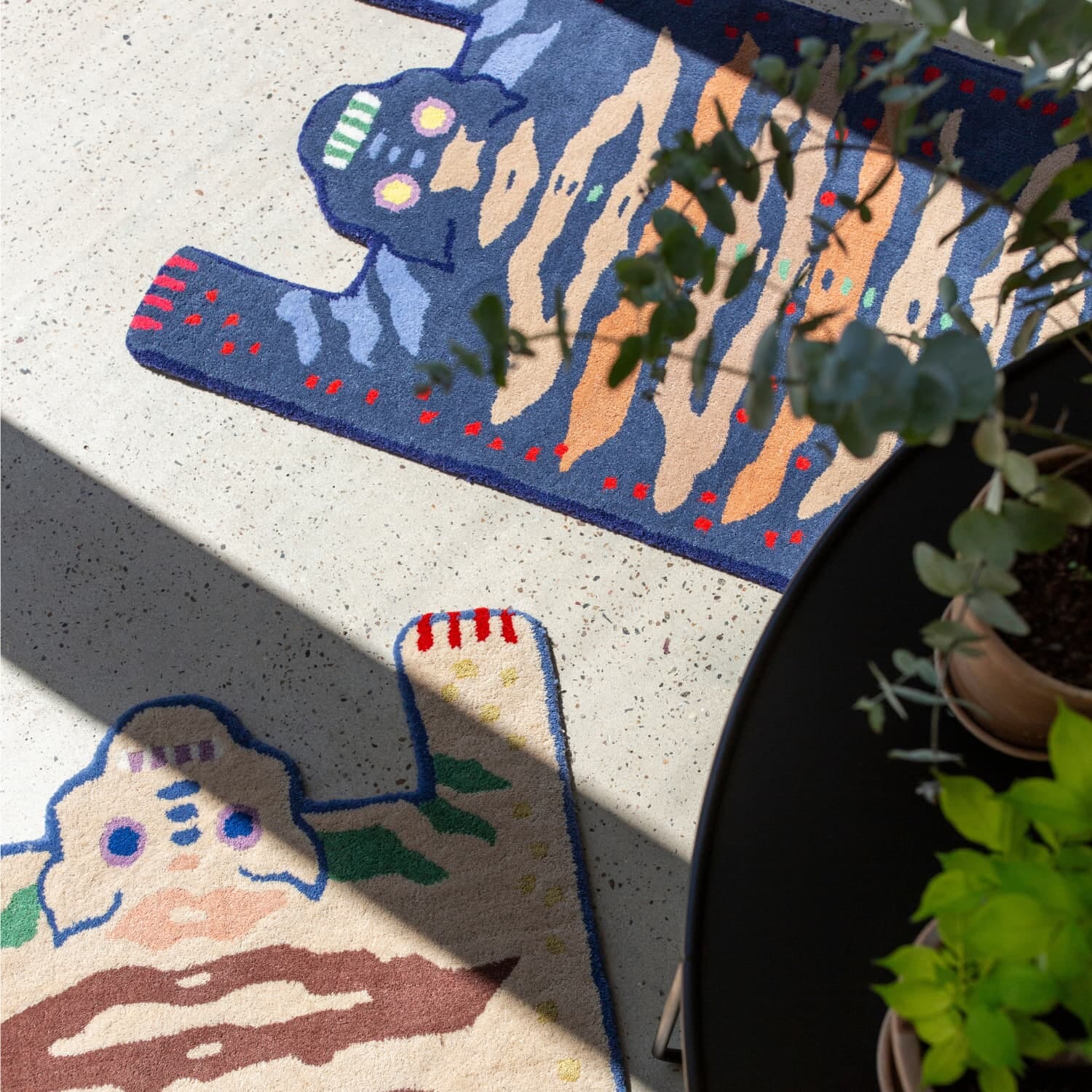 Soulmates Gulvteppe Small Blue