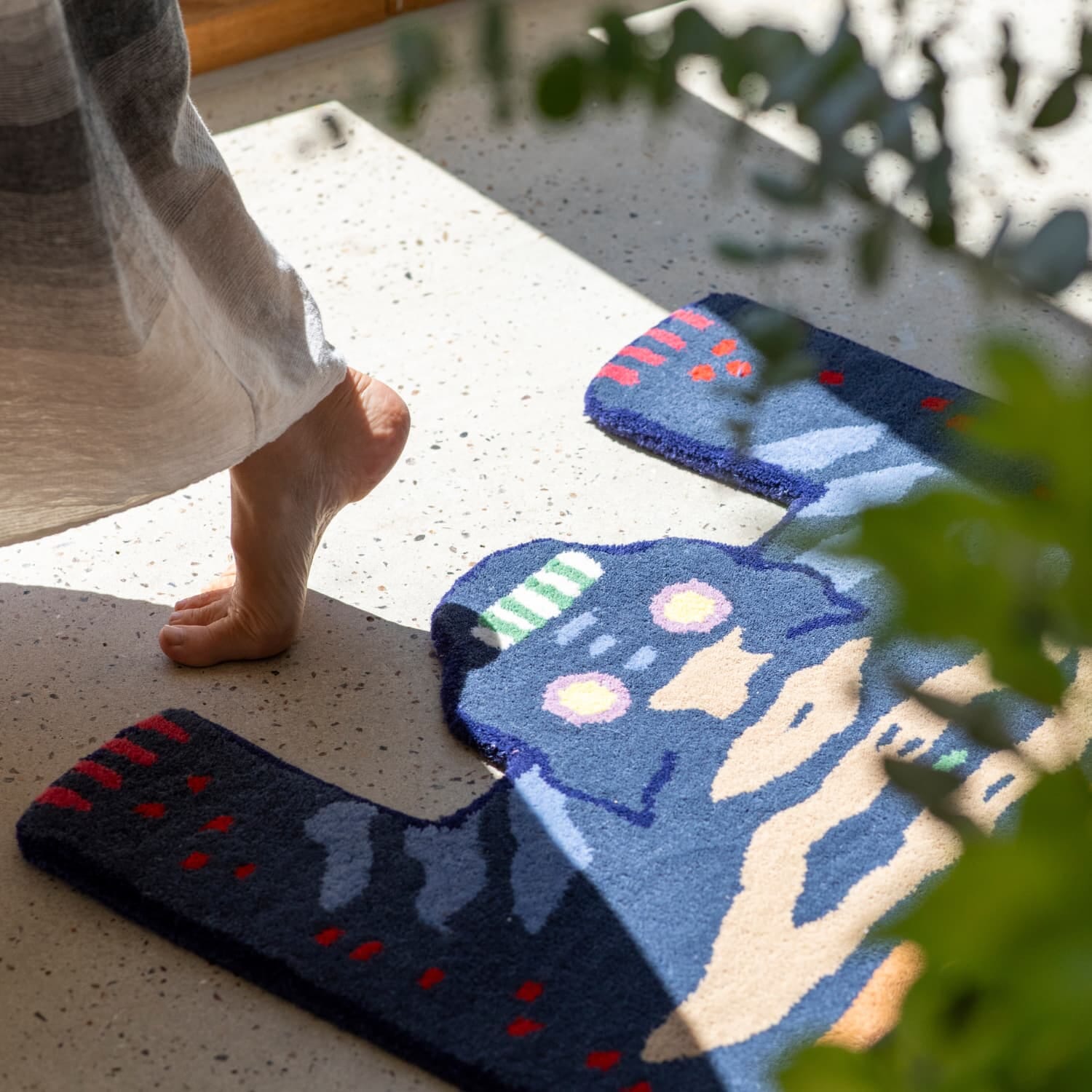 Soulmates Gulvteppe Small Blue