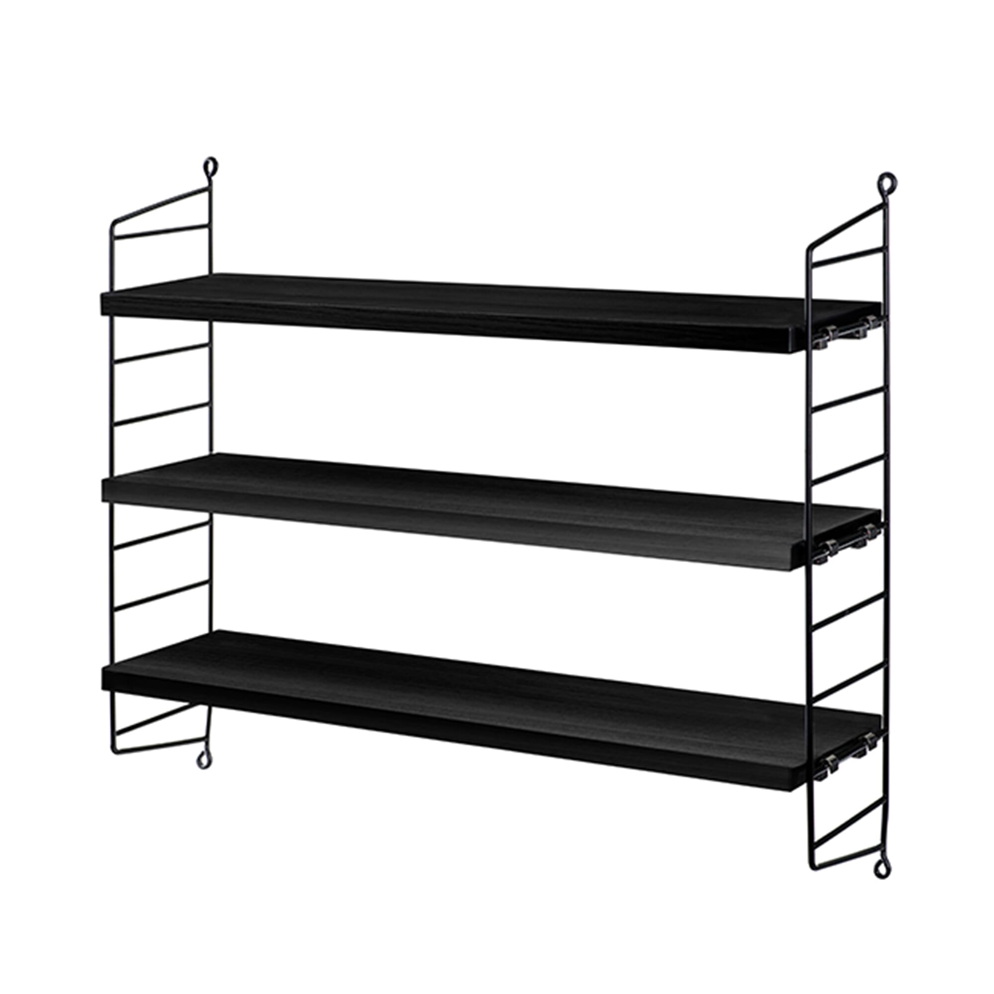 String Pocket Hylle Svart/Svart Ask - Hovedbilde