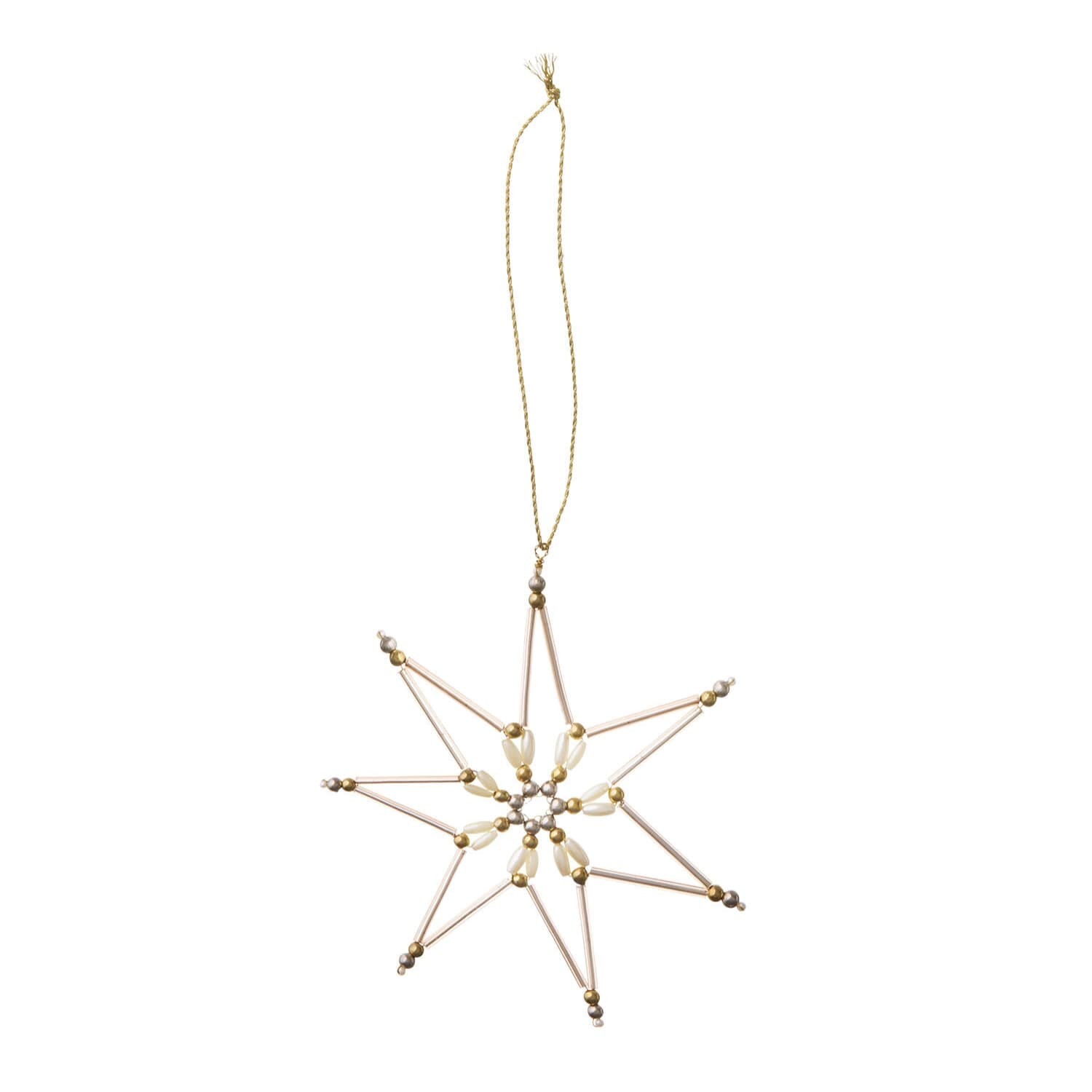 Juletrepynt Star 10,5cm Alara Silver