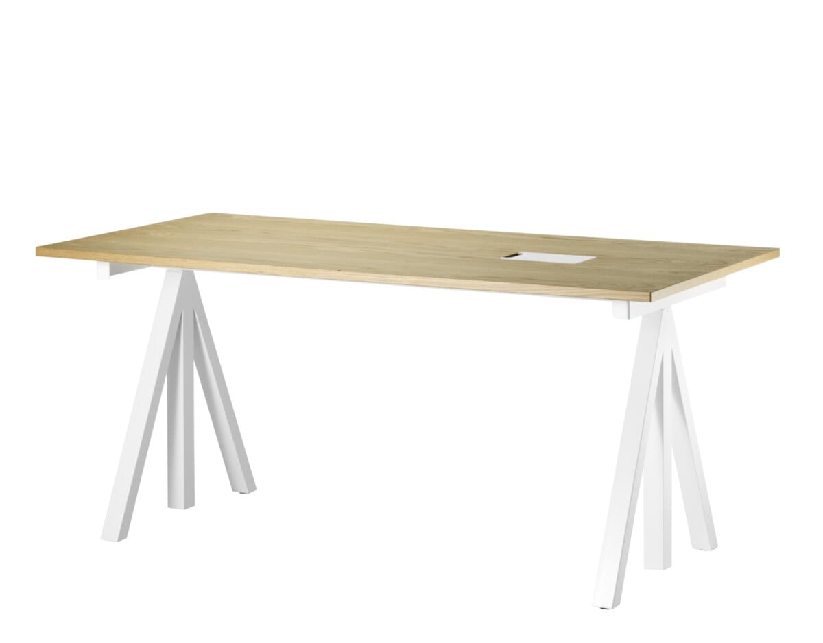 Skrivebord Works Hvit Ramme - Hovedbilde