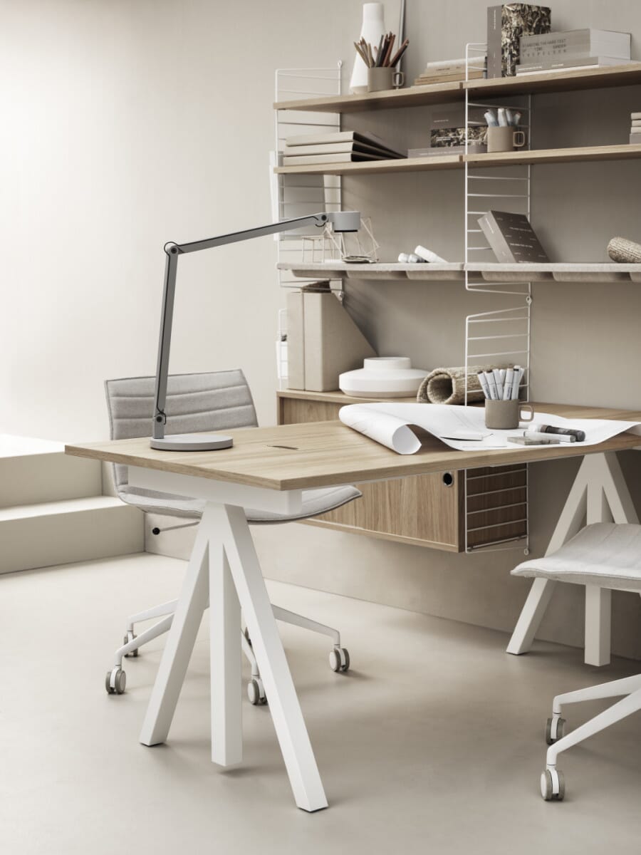 Skrivebord Works Hvit Ramme - Bilde 3