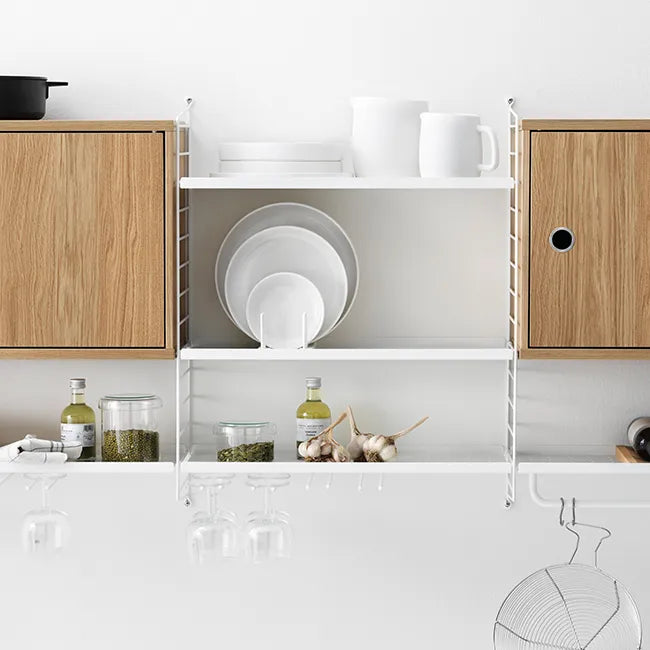 Tallerkenstativ Hvit 30cm