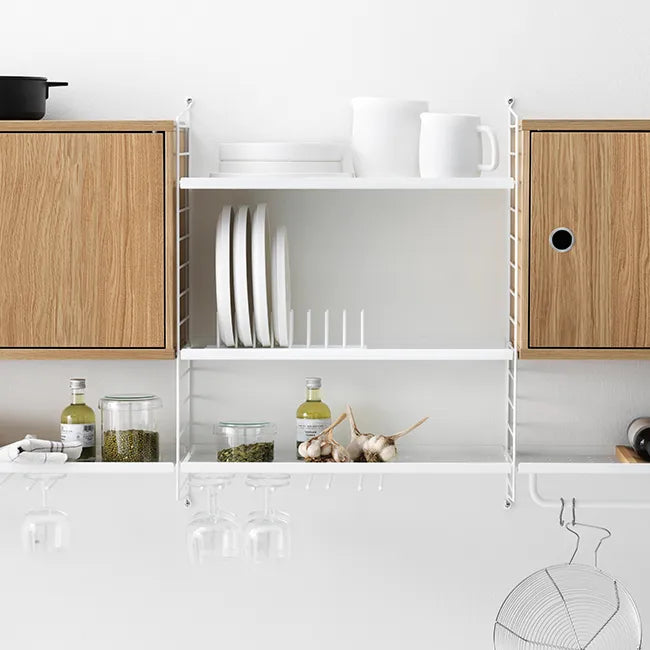 Tallerkenstativ Hvit 30cm