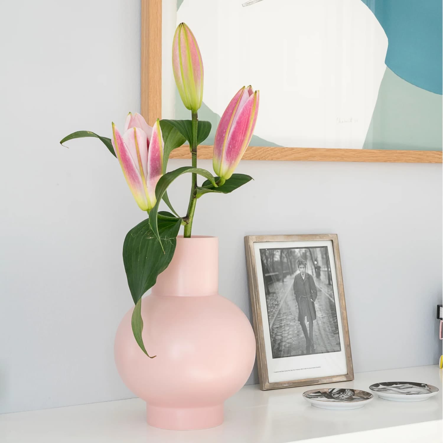 Strøm Vase Large Coral Blush - Hovedbilde