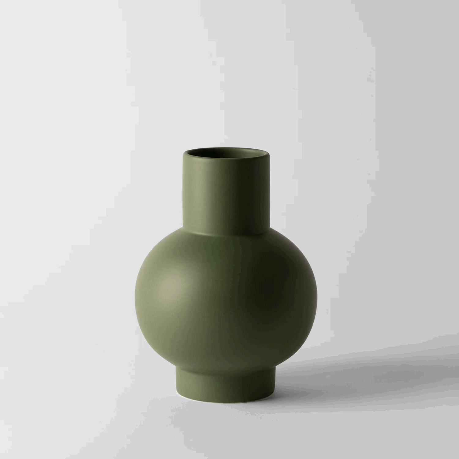 Strøm Vase Large Deep Green - Hovedbilde
