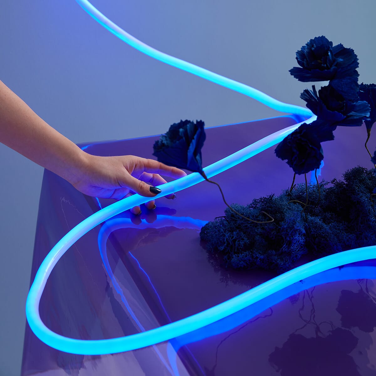Flex Tube Lampe Blå 5 meter - Bilde 2