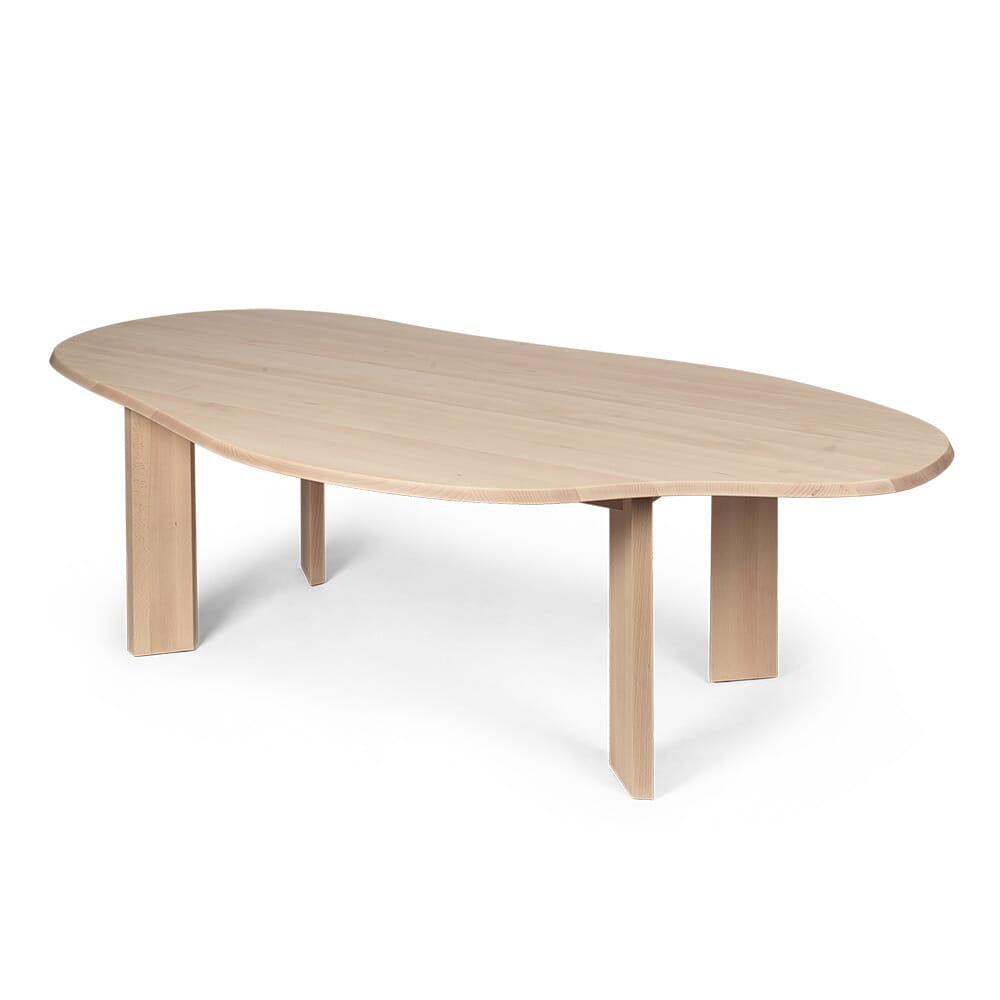 Spisebord Tarn Hvit Oljet Bøk 220cm - Hovedbilde