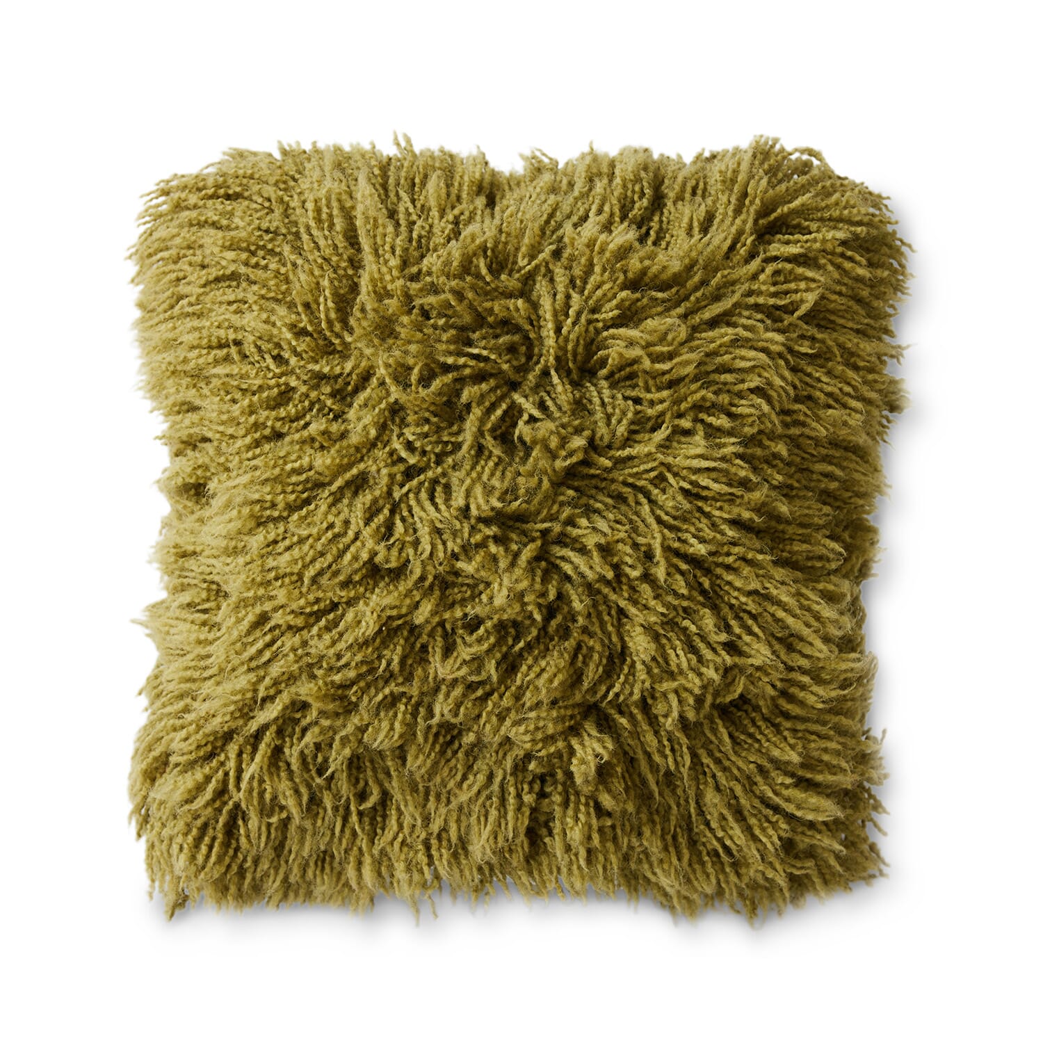 Fluffy cushion olive (50x50cm) - Hovedbilde