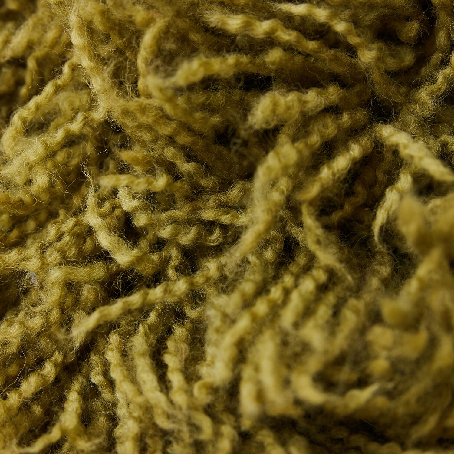 Fluffy cushion olive (50x50cm) - Bilde 3