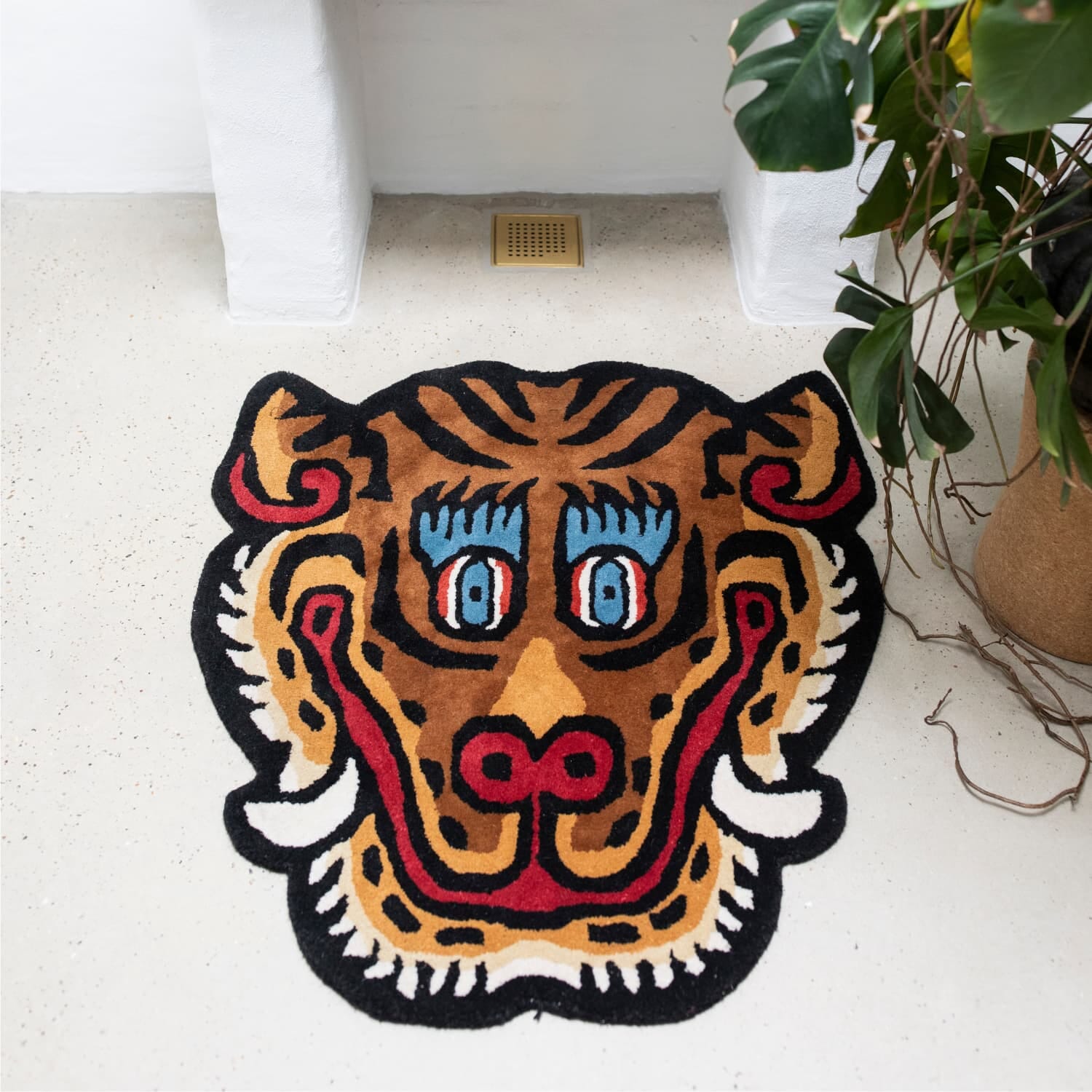 Tiger Face Gulvteppe 100x92cm - Bilde 5