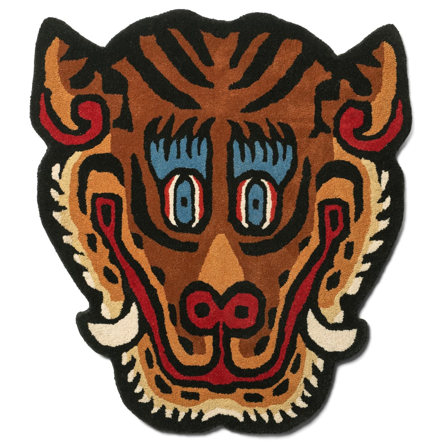 Tiger Face Gulvteppe 100x92cm - Bilde 2
