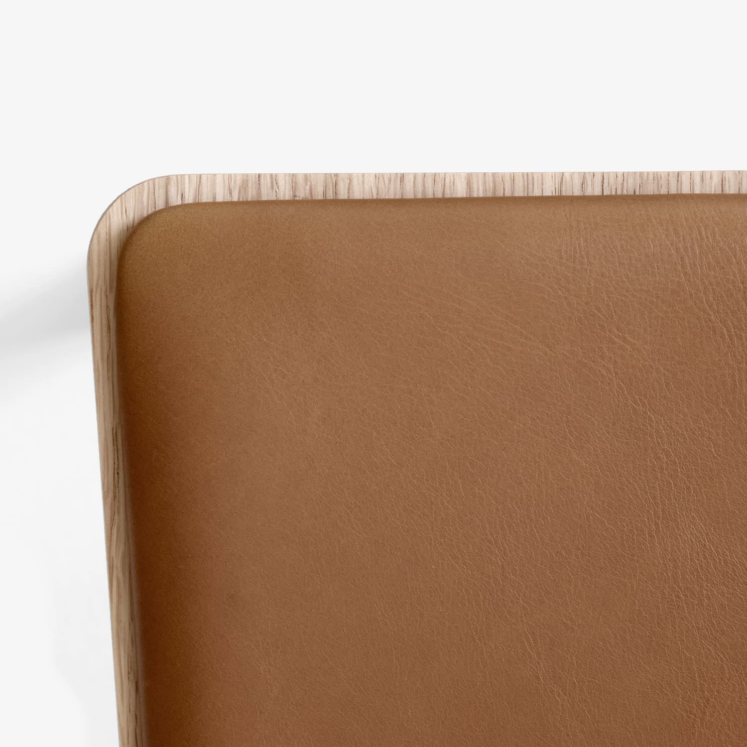 Betty Stol TK3 Solid Eik/Cognac Skinn