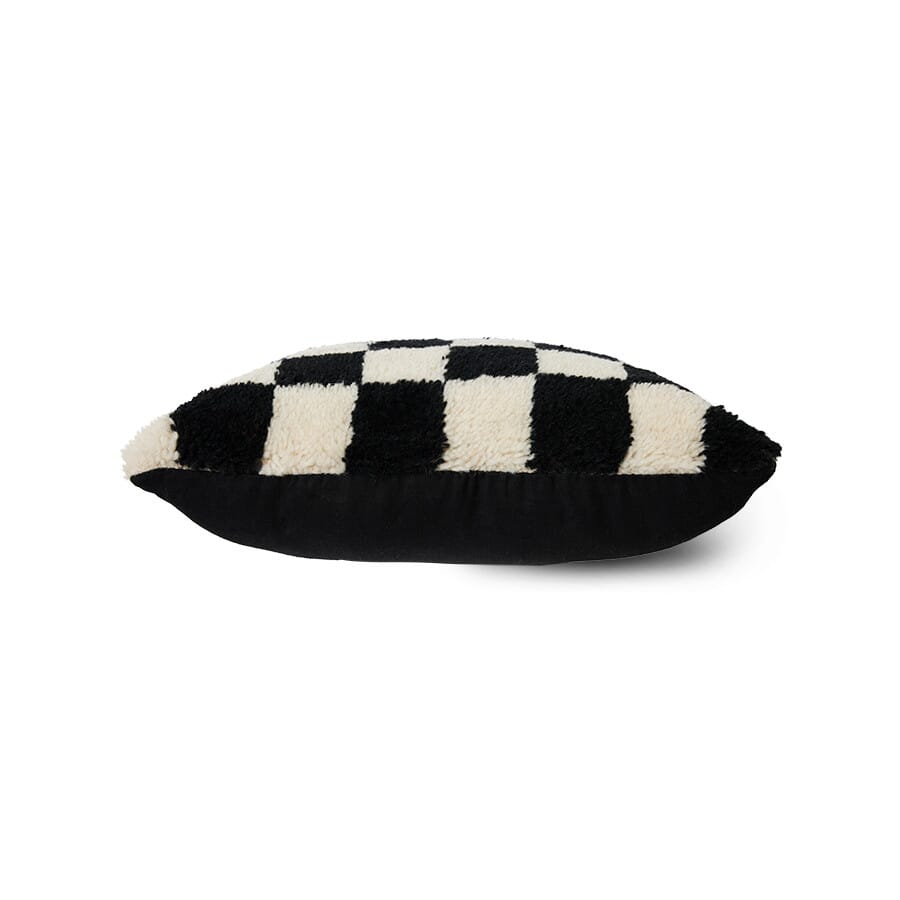 Pute Woolen Black and White Statement 50x50 - Bilde 7