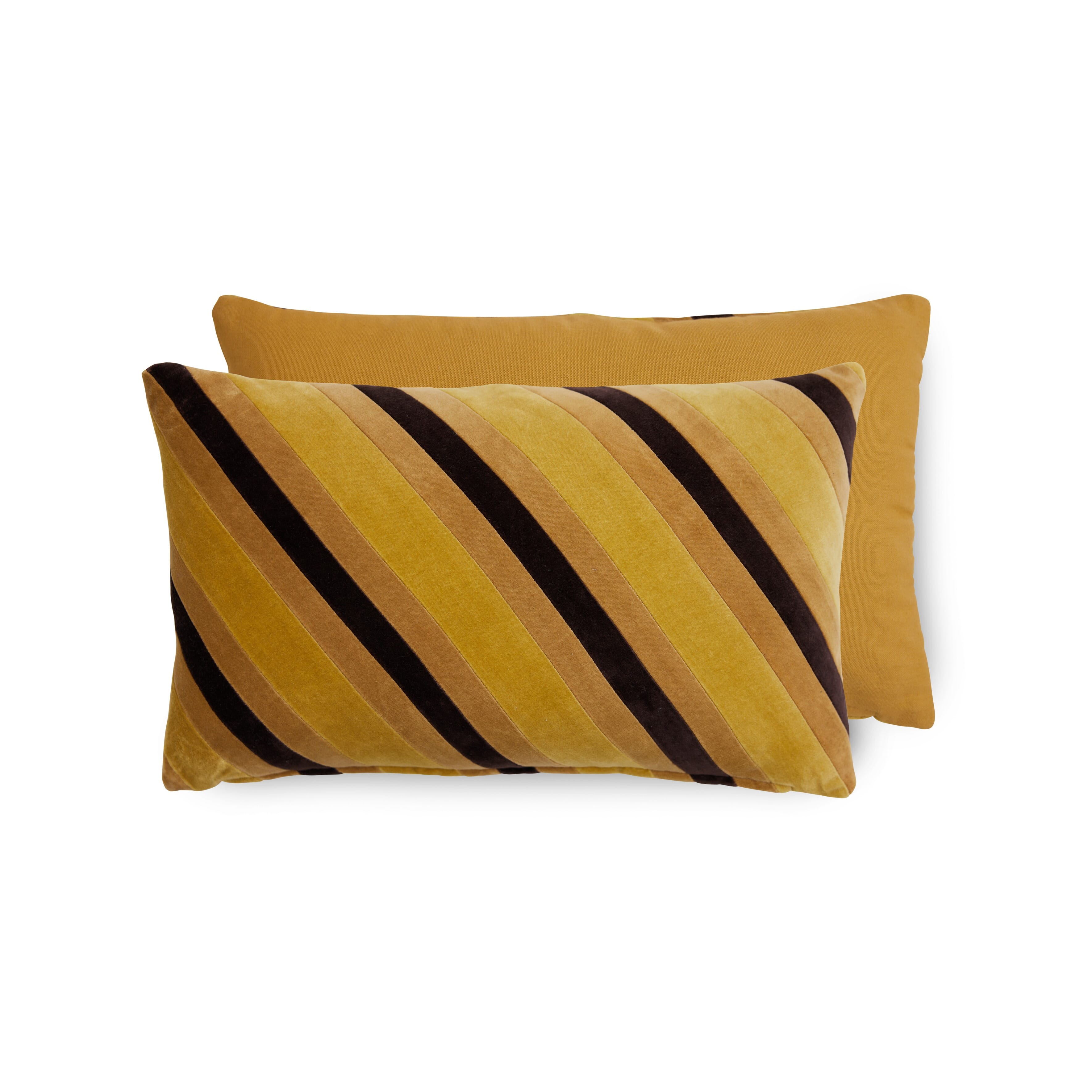 Pute Stripe Velvet Honey 50x30 - Hovedbilde