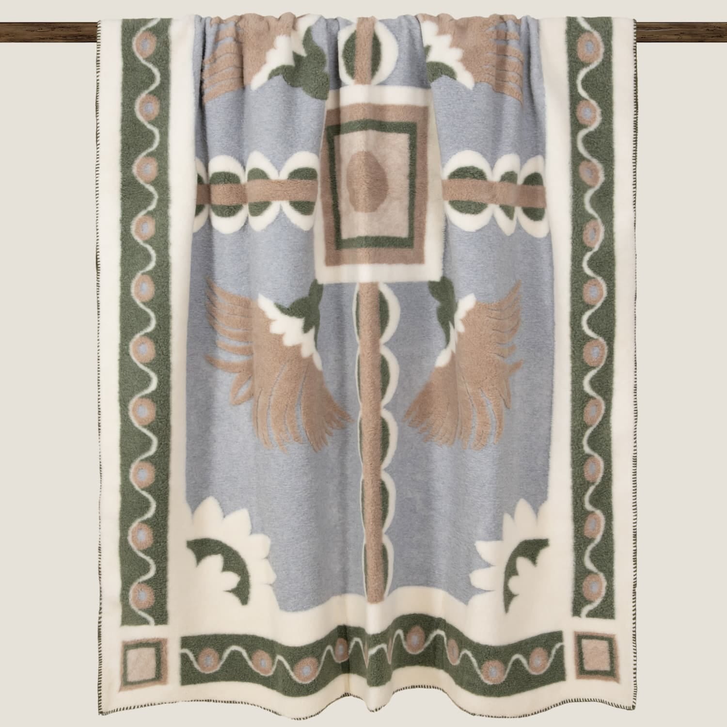 Ullpledd Triumph Green 150x190 cm