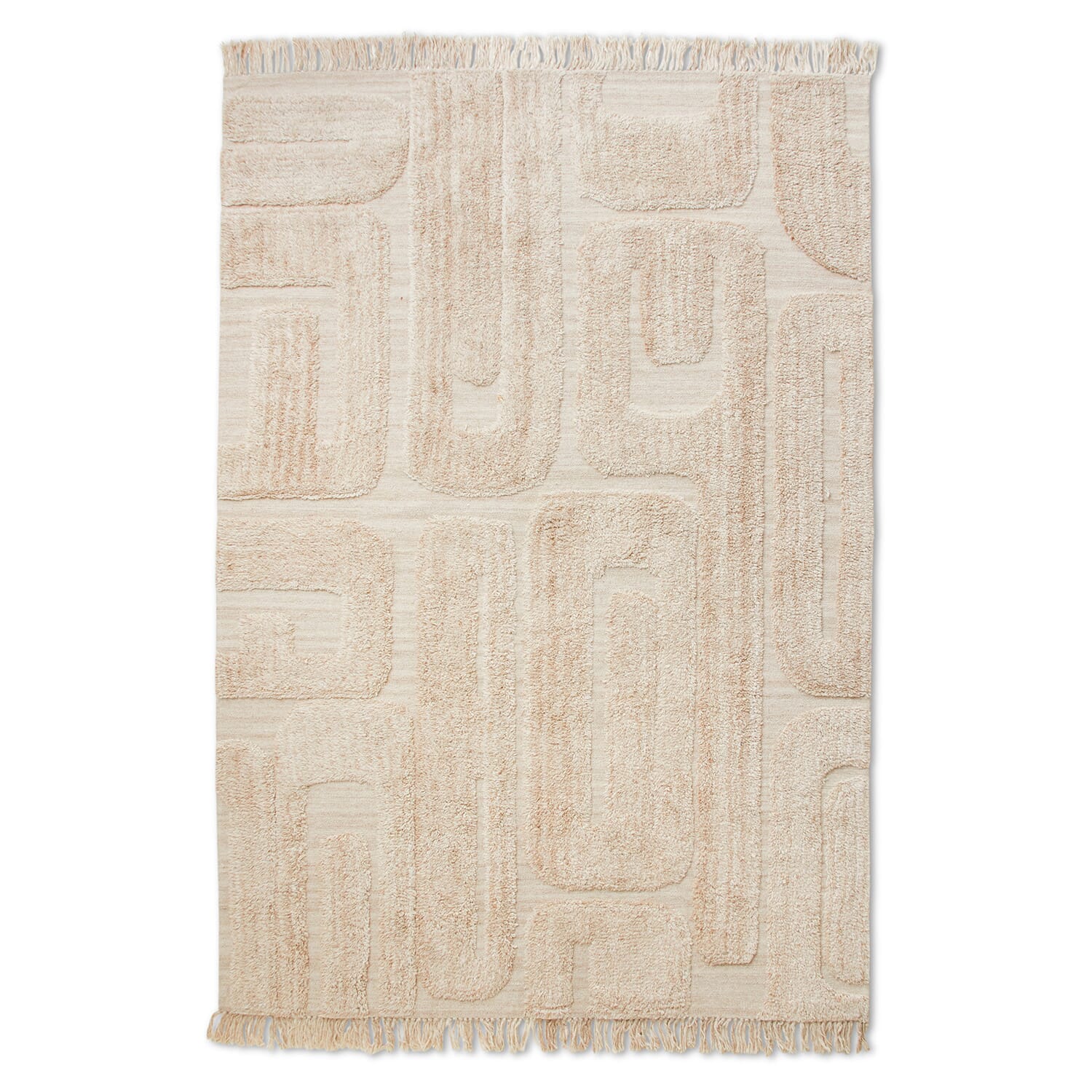 Tufted rug limestone (200x300cm) - Hovedbilde