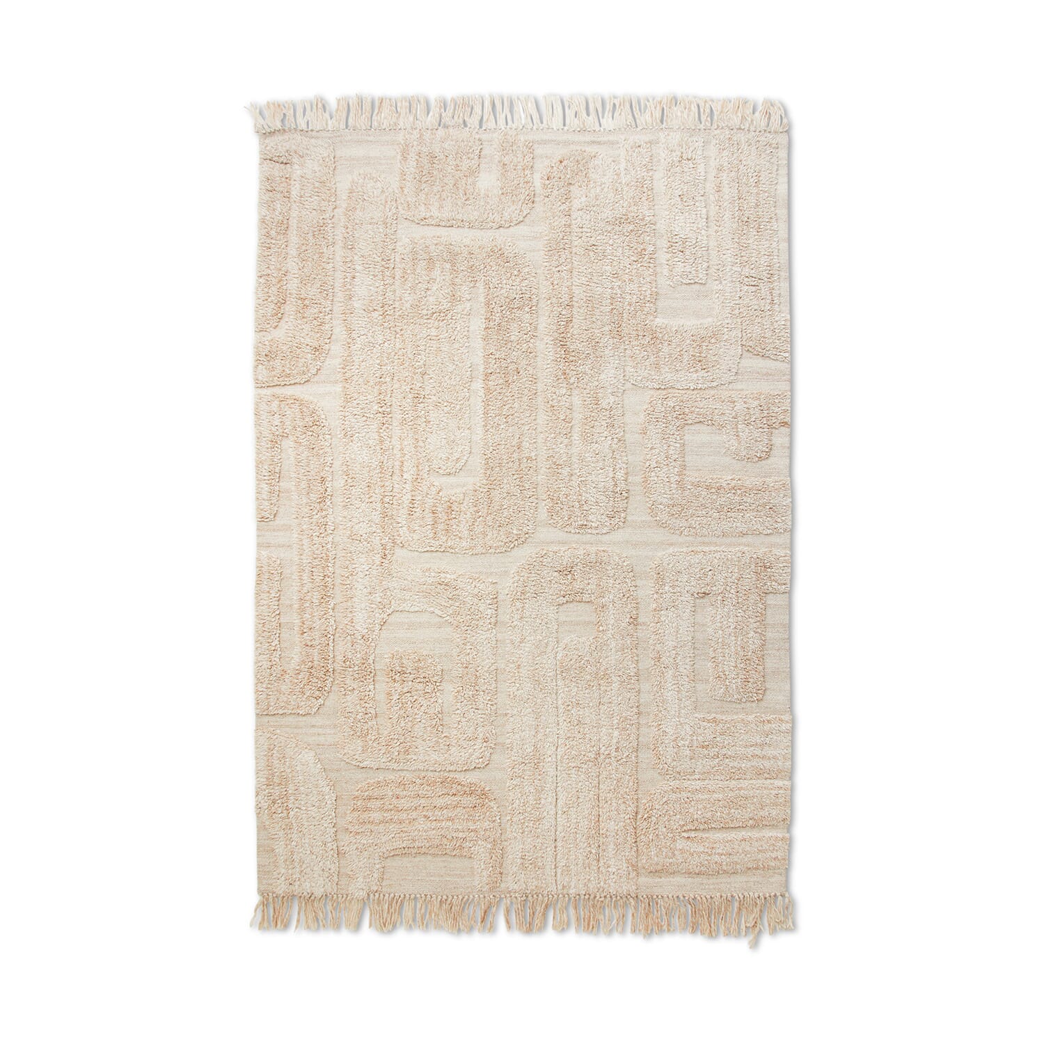 Tufted rug limestone (160x230cm) - Hovedbilde