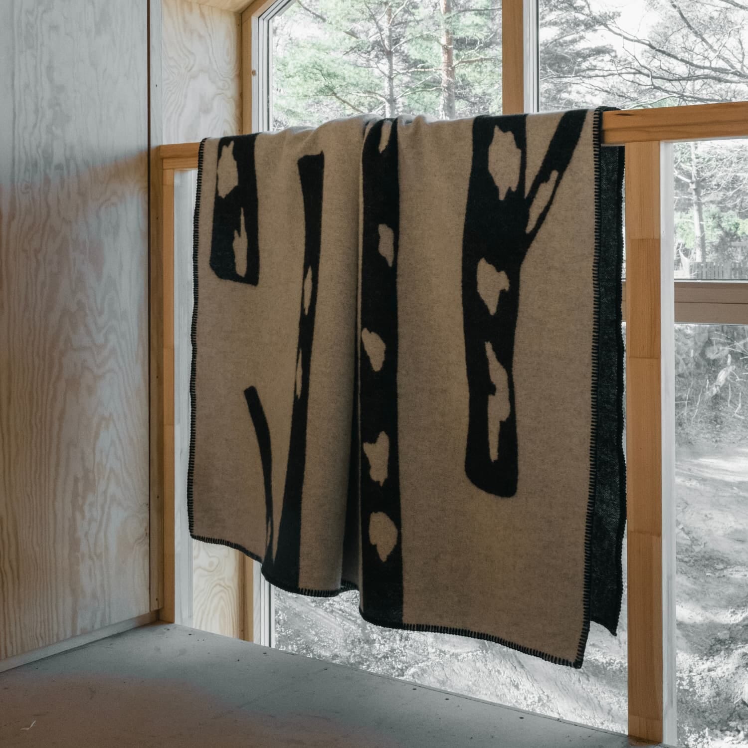 Ullpledd Birch 130x180