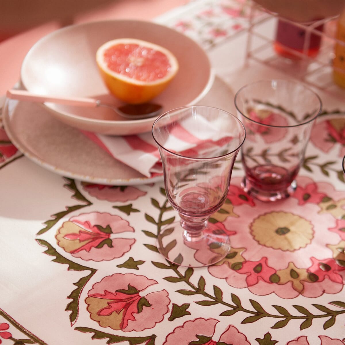 Duk Rosette Rose 150x250 - Bilde 2