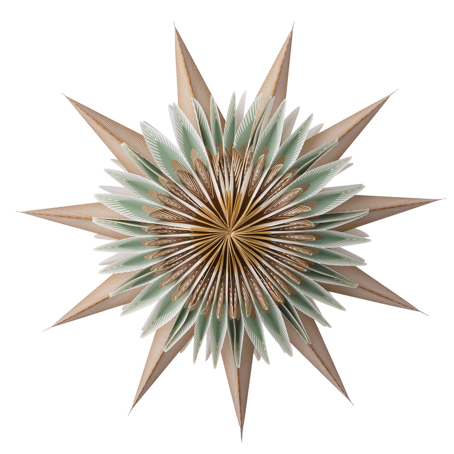 Papirstjerne Equinox Mint Ø:70