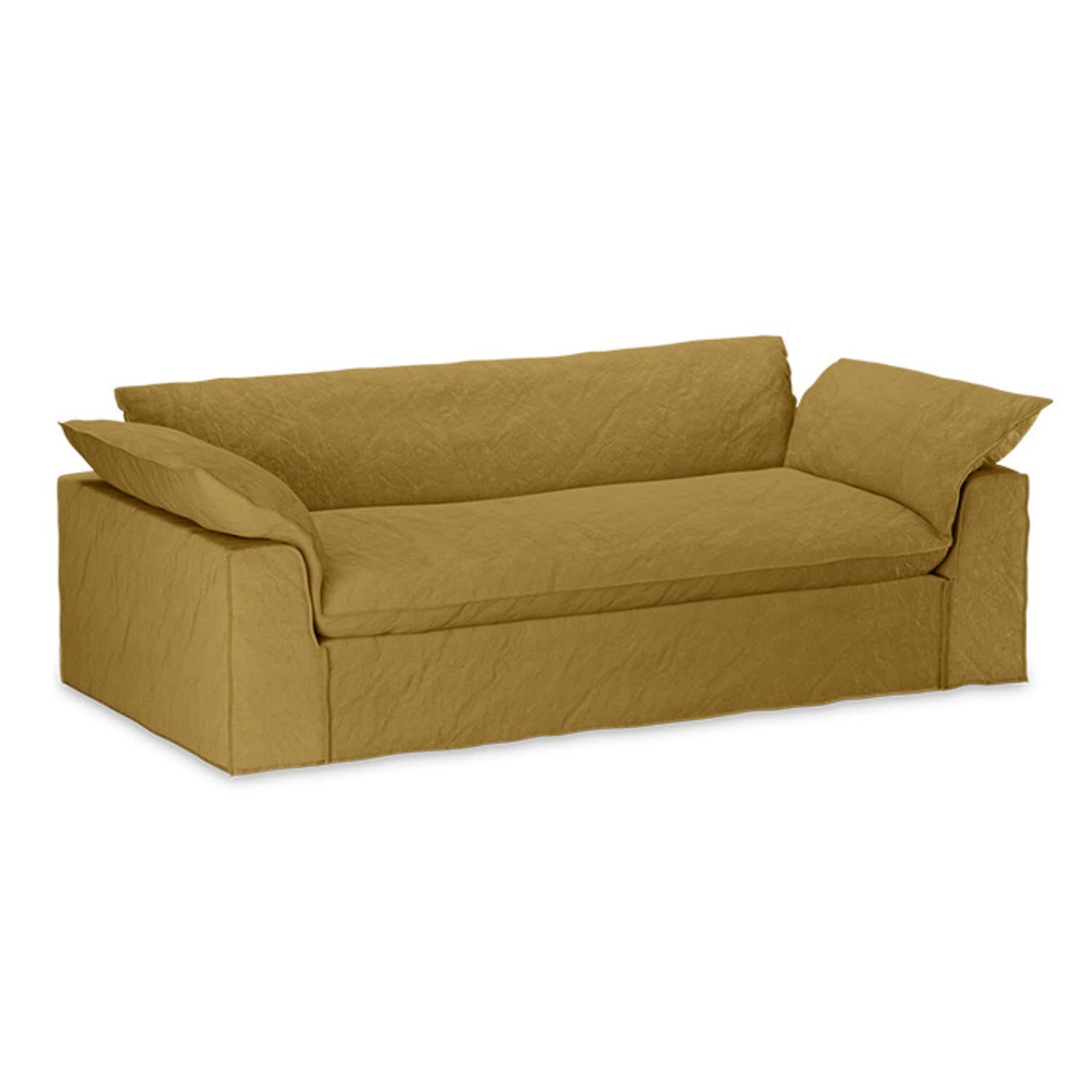 Nomad couch: 244cm, linen, burnt ochre - Bilde 2