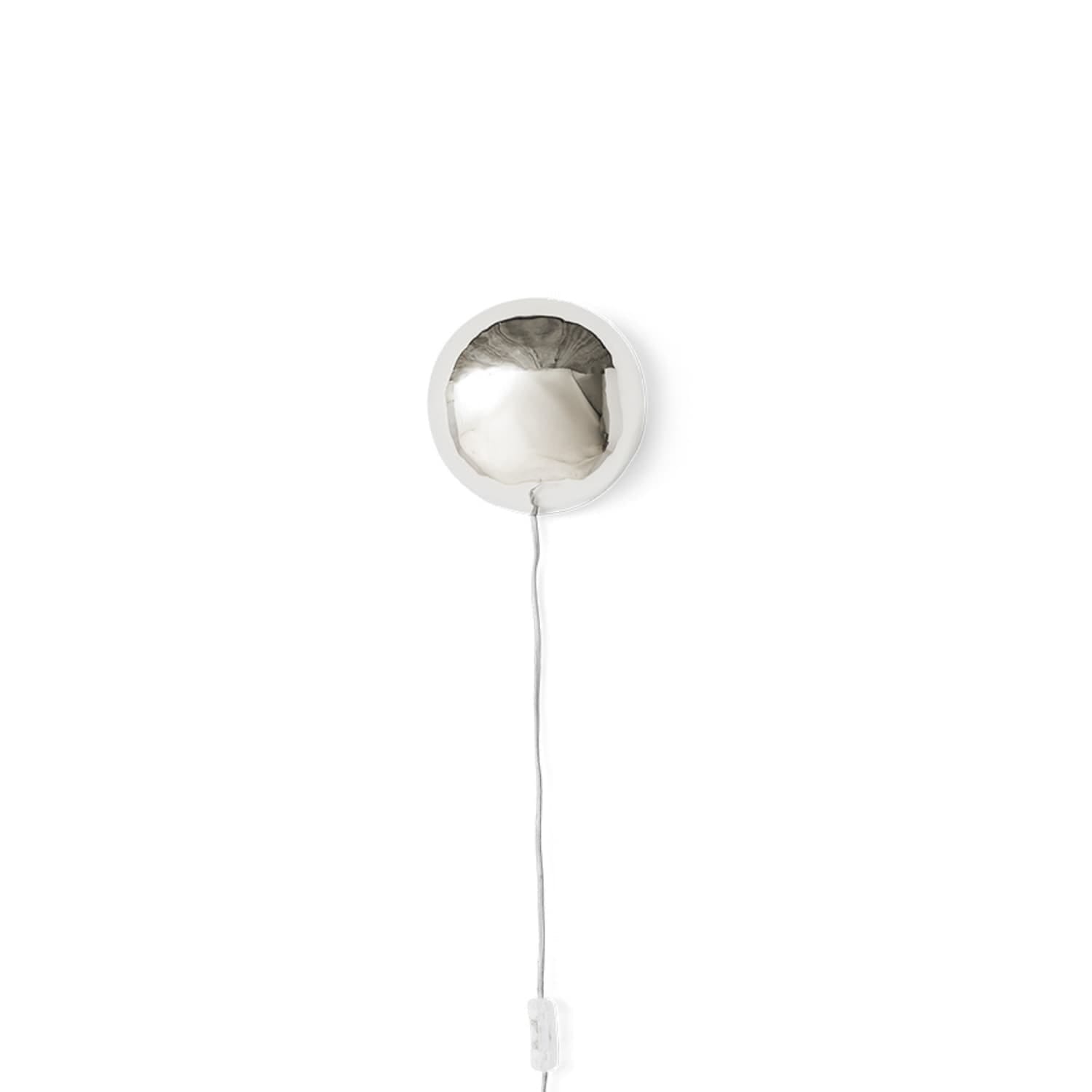 Vegglampe Orb Chrome
