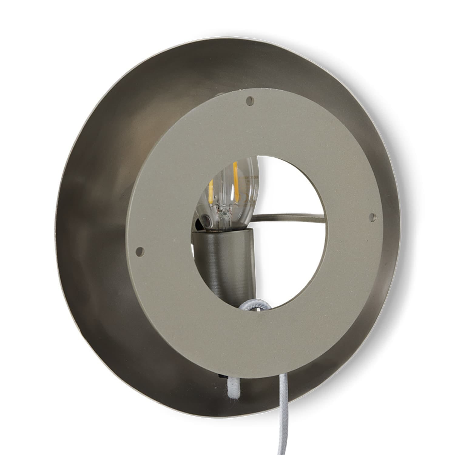 Vegglampe Orb Chrome